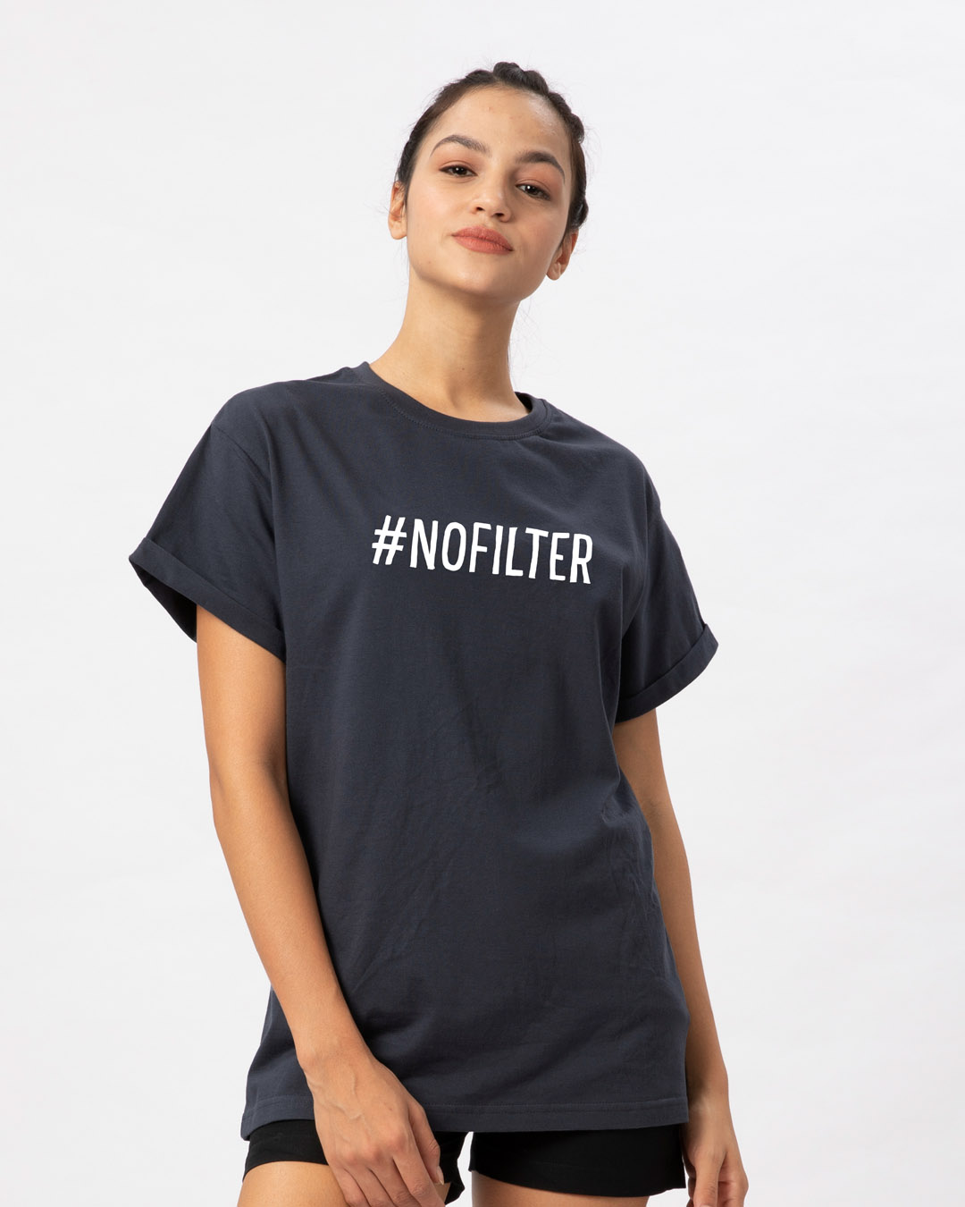 Shop No Filter Boyfriend T-Shirt-Back