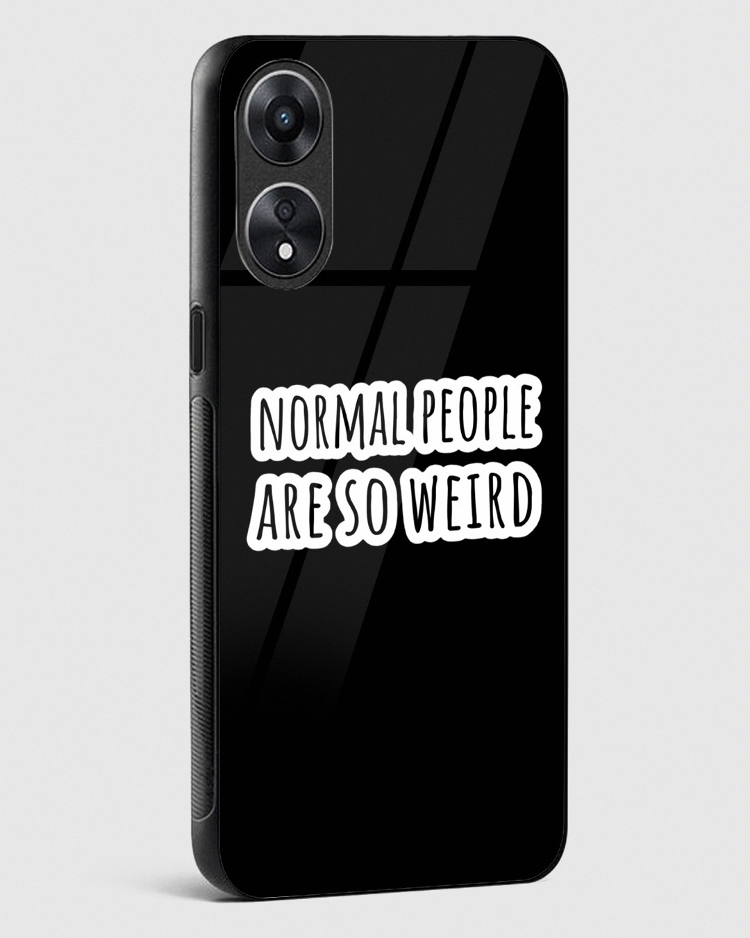 Shop Normal People Premium Glass Case for Oppo A78 5G-Back