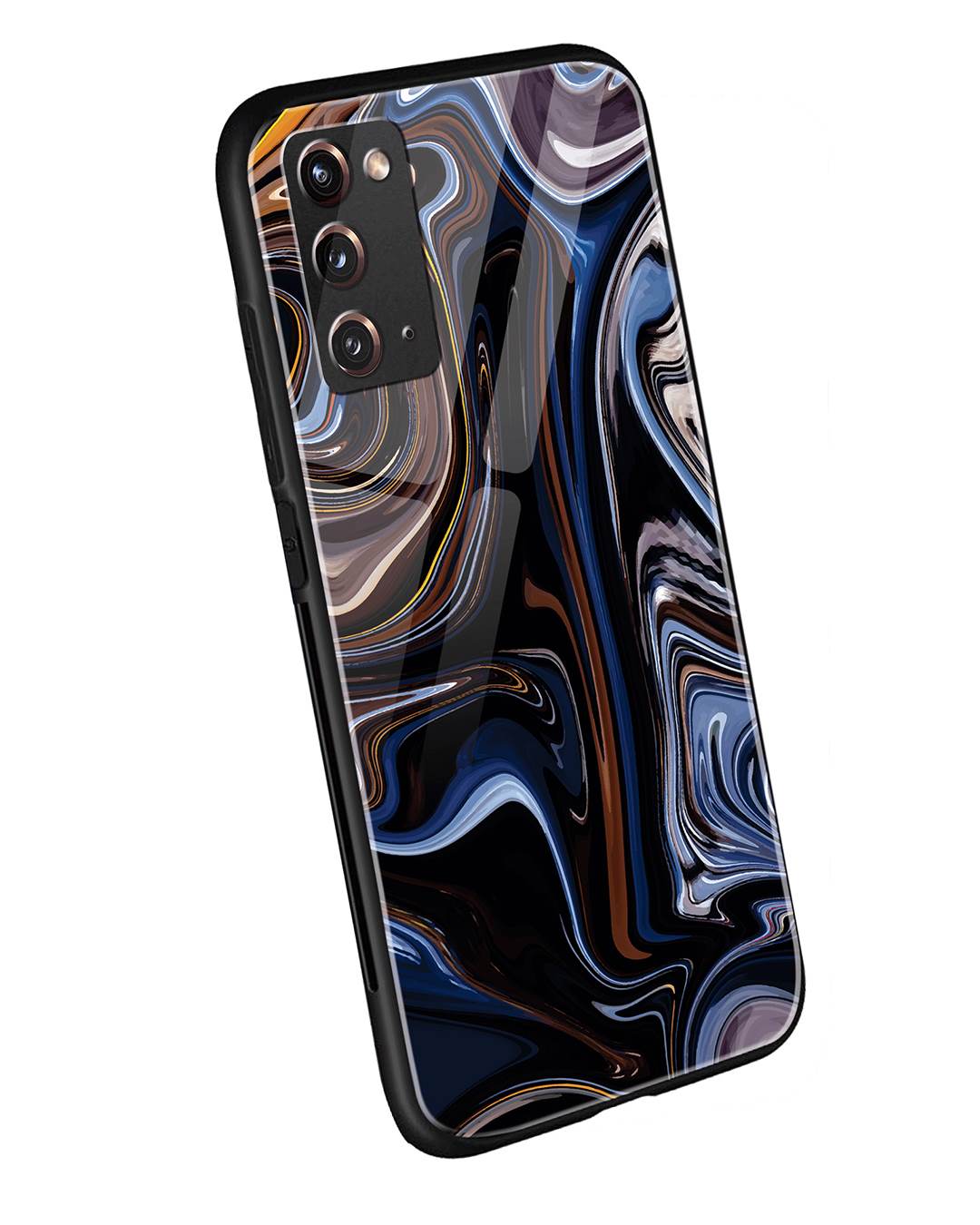 Shop Oil Paint Marable Samsung Galaxy Note 20 Mobile Cover-Back