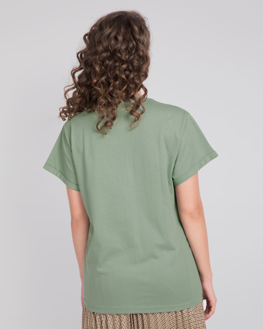 Shop Ok Whatever Boyfriend T-Shirt (DL) Laurel Green-Back