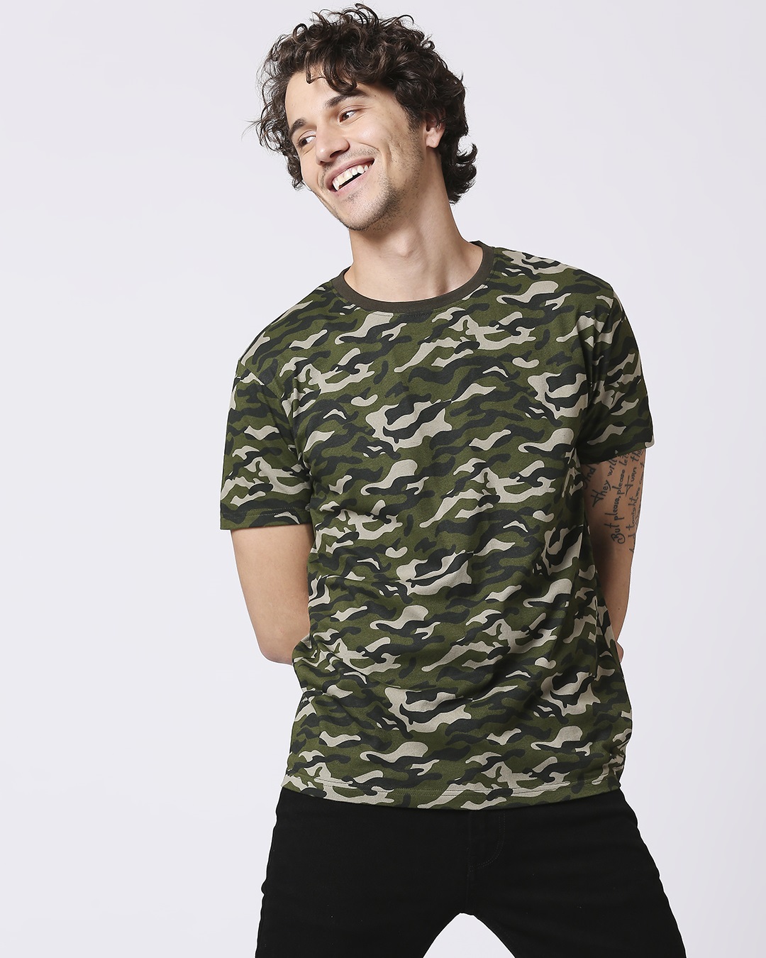 color camo shirt