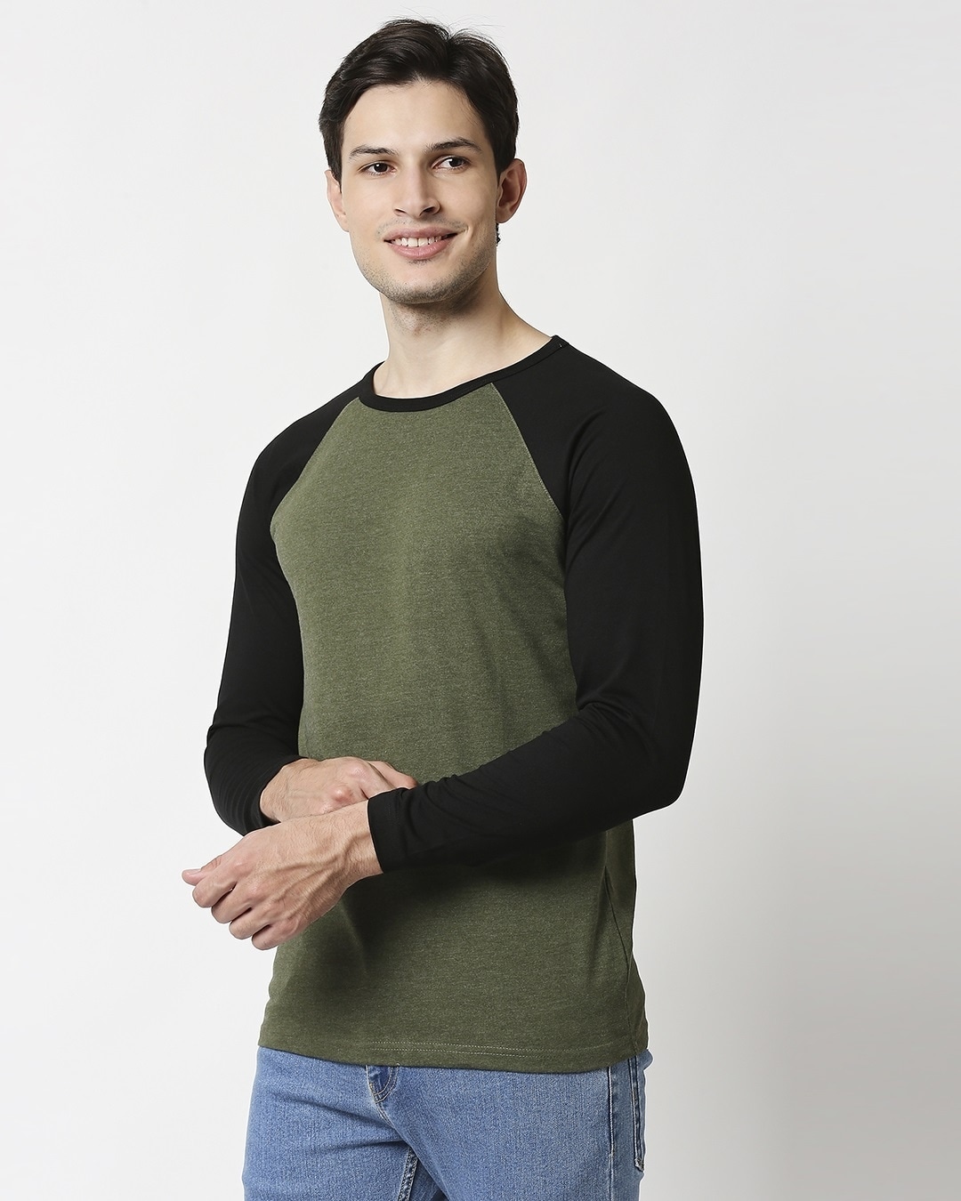 Olive green t shirt hot sale bewakoof