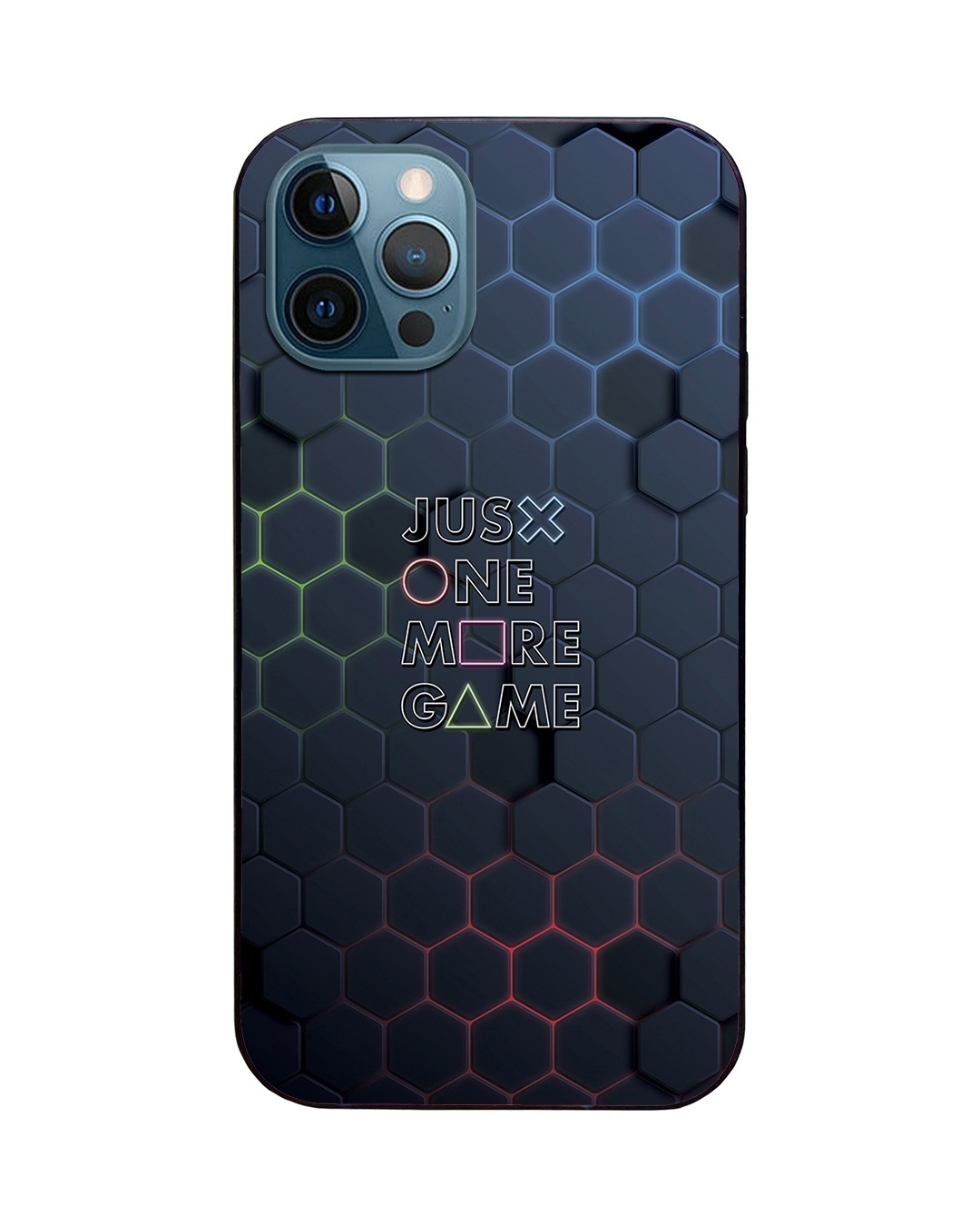 Shop One More Game LED Cover for iPhone 12 Pro Max-Back
