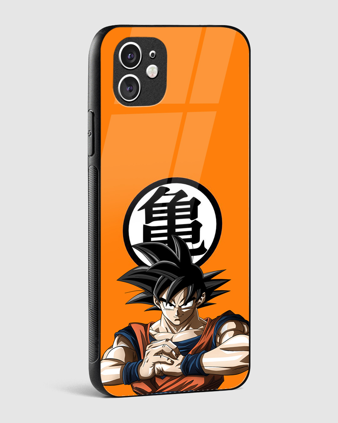 Shop Orange Goku Premium Glass Case for Apple iPhone 11-Back