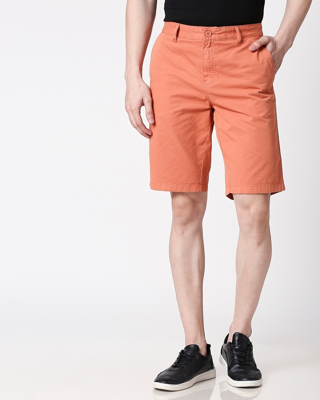 Shop Orange Lime Men's Shorts-Back
