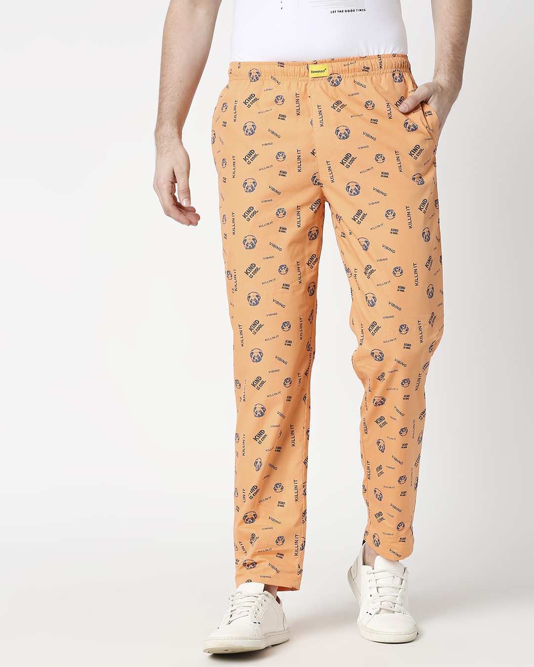 Shop Orange Rush AOP Pyjamas-Back
