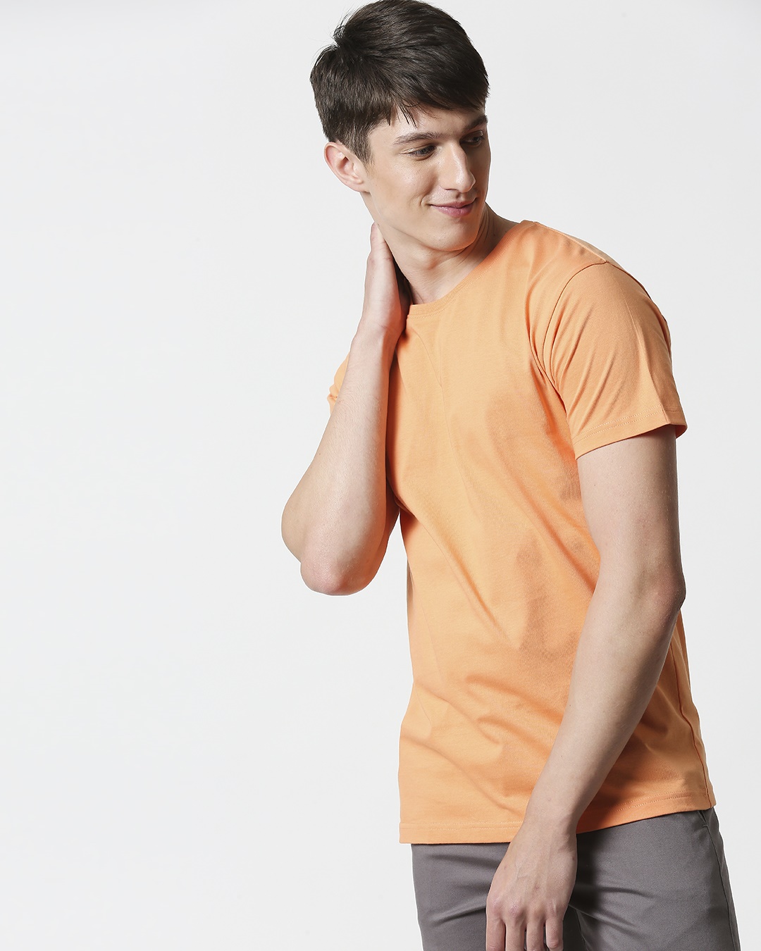 Shop Orange Rush Half Sleeves T-Shirt-Back