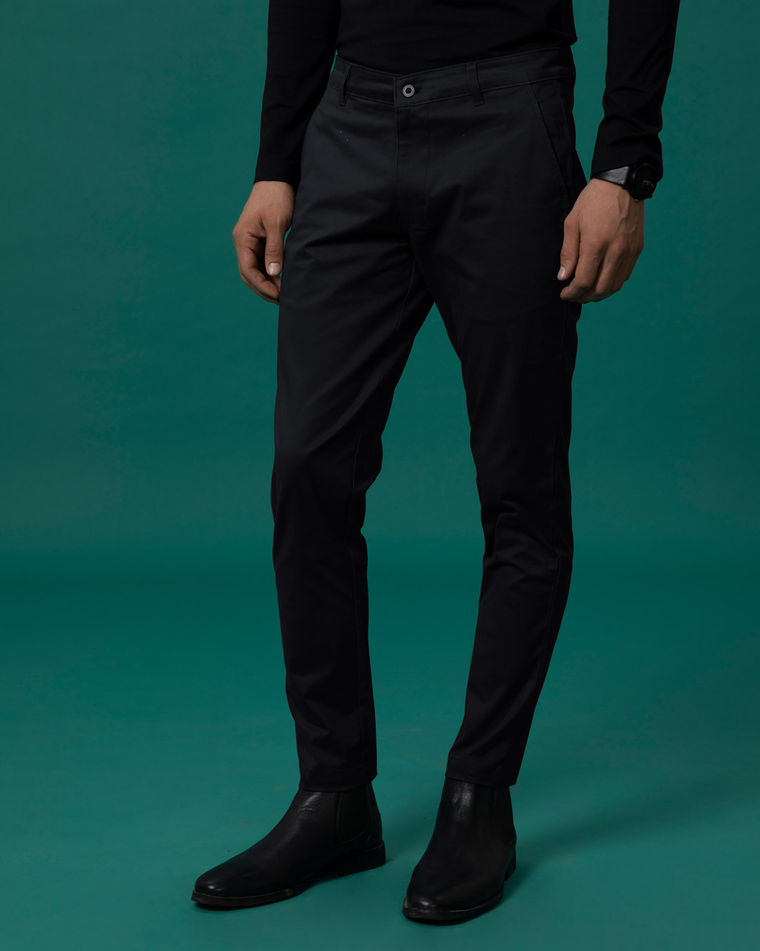 SPQ Slim Fit Men Black Trousers  Buy SPQ Slim Fit Men Black Trousers  Online at Best Prices in India  Flipkartcom