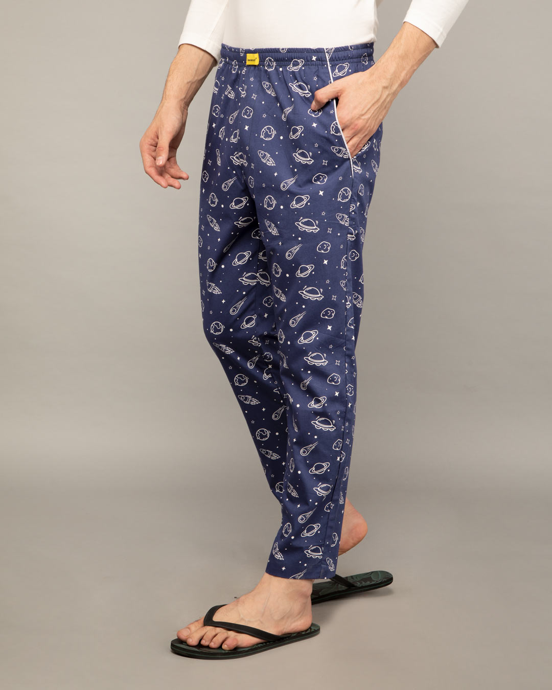 Shop Outer Space All Over Printed Pyjamas-Back