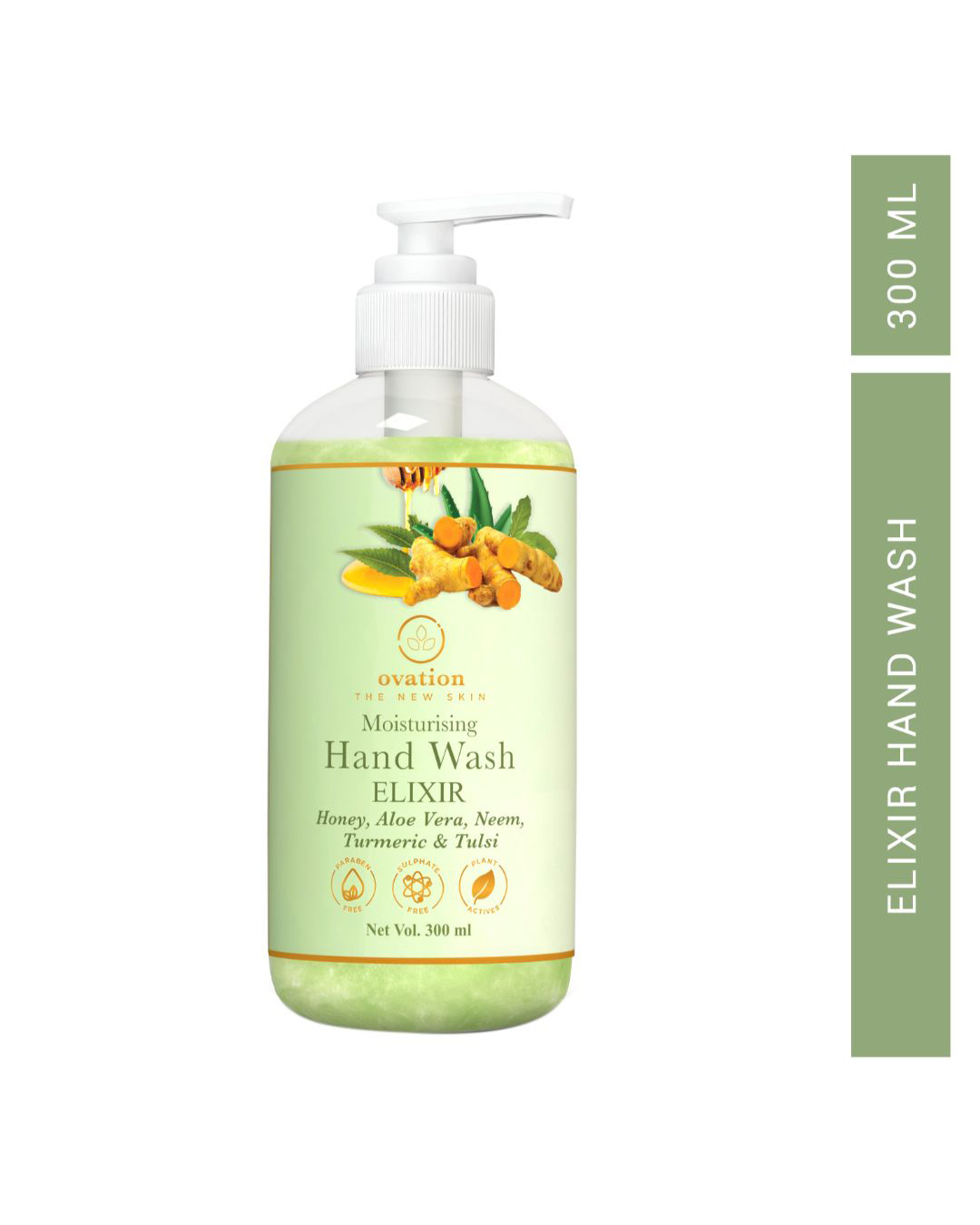 Buy Ovation Hand Wash Moisturising Elixir Honey, Aloe Vera, Neem