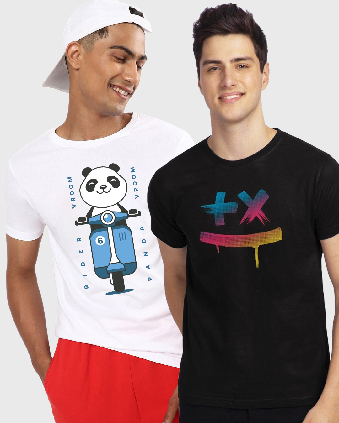 2 Pack Printed T-Shirts