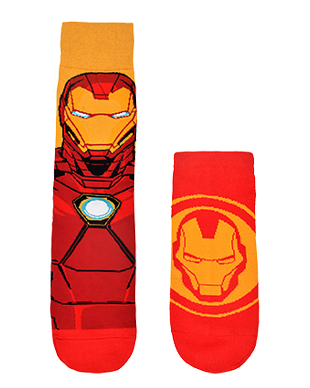 Shop Pack Of 2 Men's Red Marvel & Avengers Printed Socks-Back