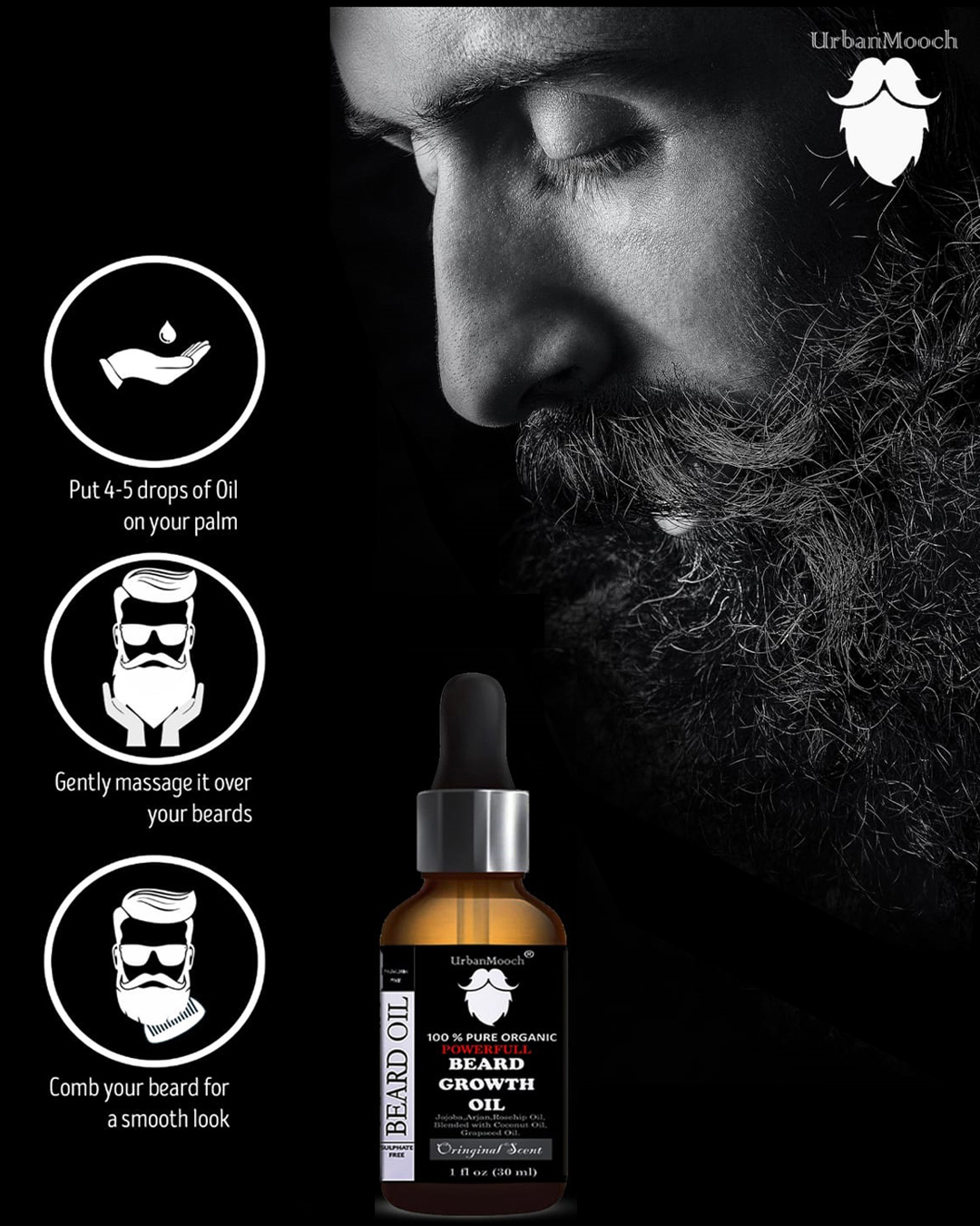 ShopPack Of 2  Beard Growth Oil-Design