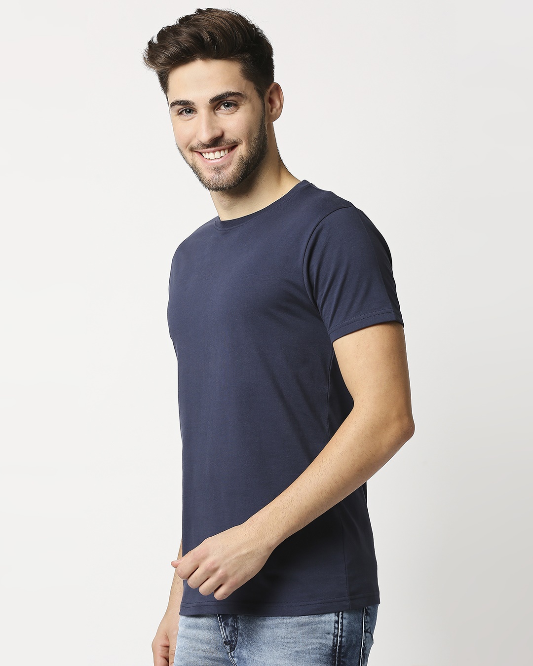Shop Pageant Blue Half Sleeve T-Shirt-Back