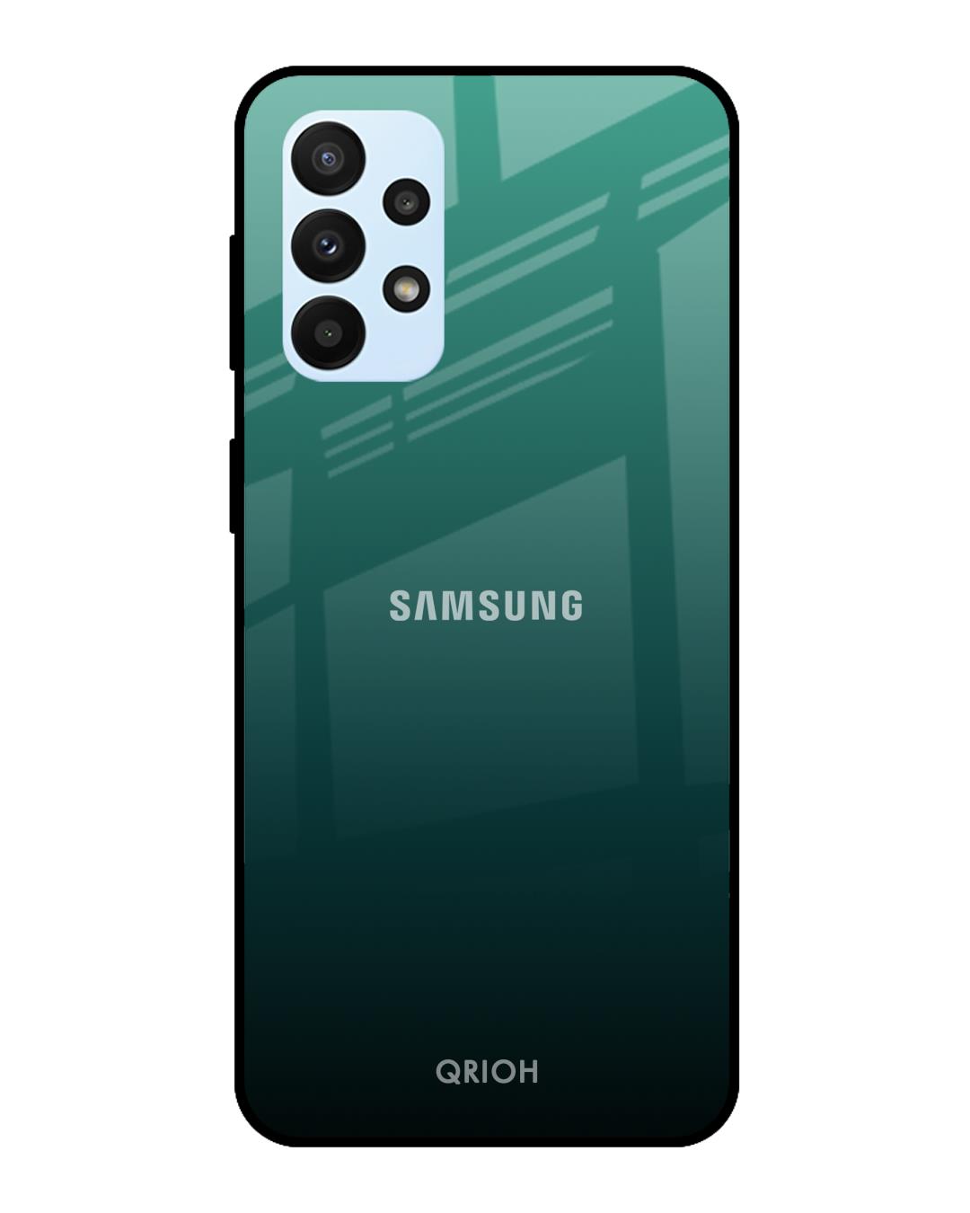 Buy Palm Green Premium Glass Cover For A23(Impact Resistant, Matte