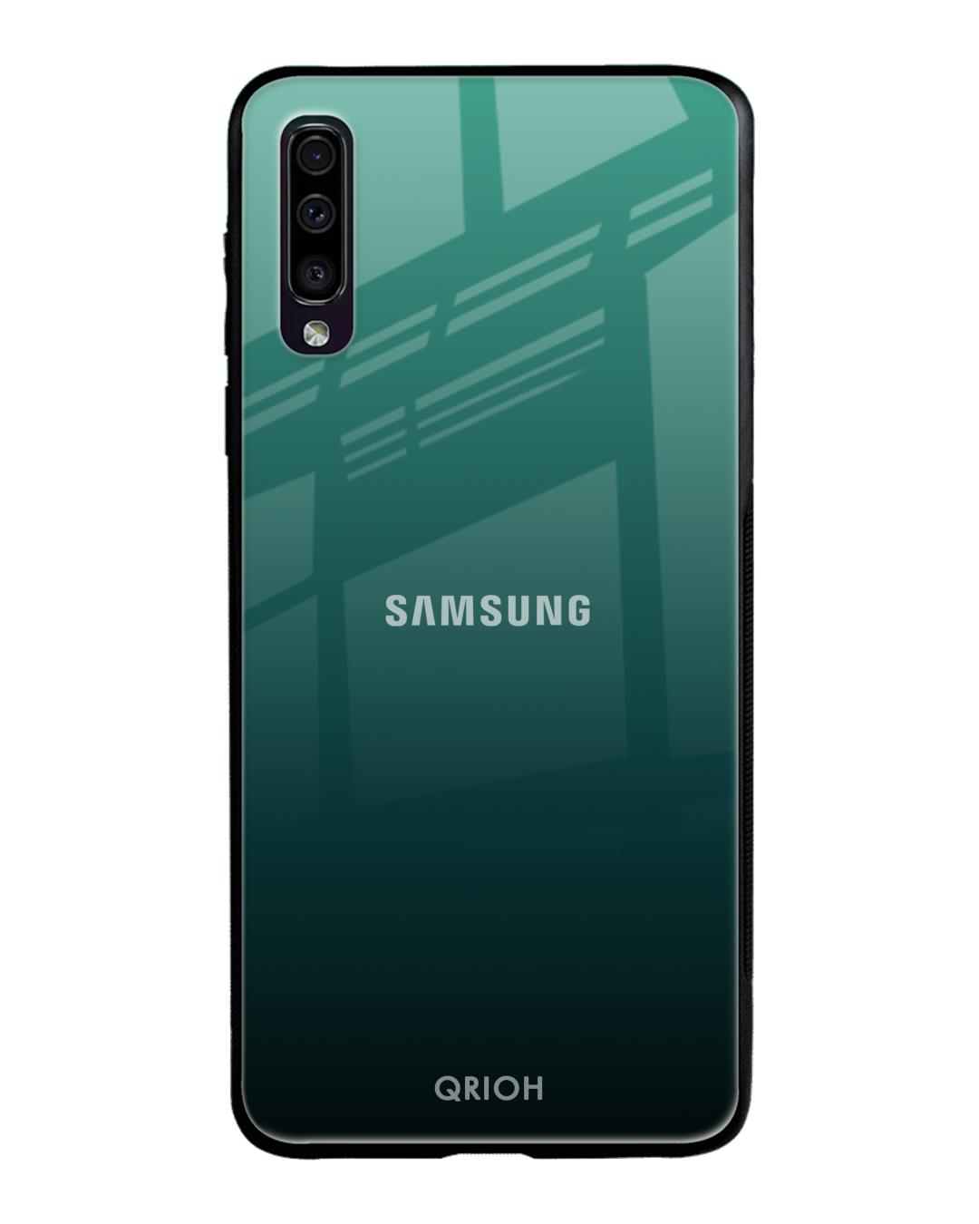 Buy Palm Green Premium Glass Cover For Samsung Galaxy A50(Impact