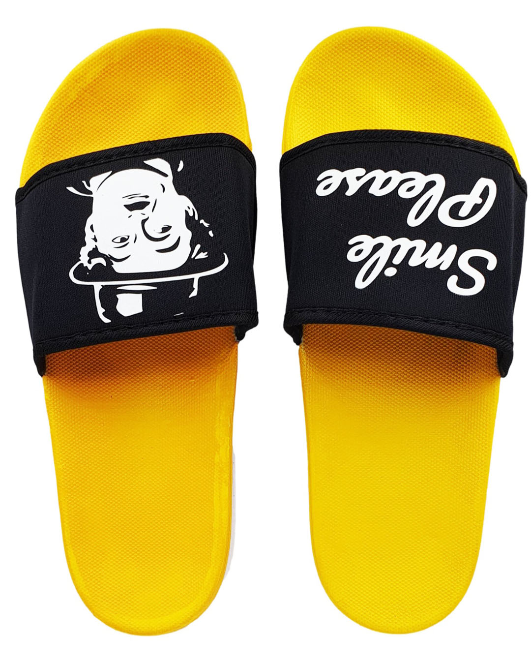 Shop Charlie Yellow Slipper Flipflops Slides For Men-Back