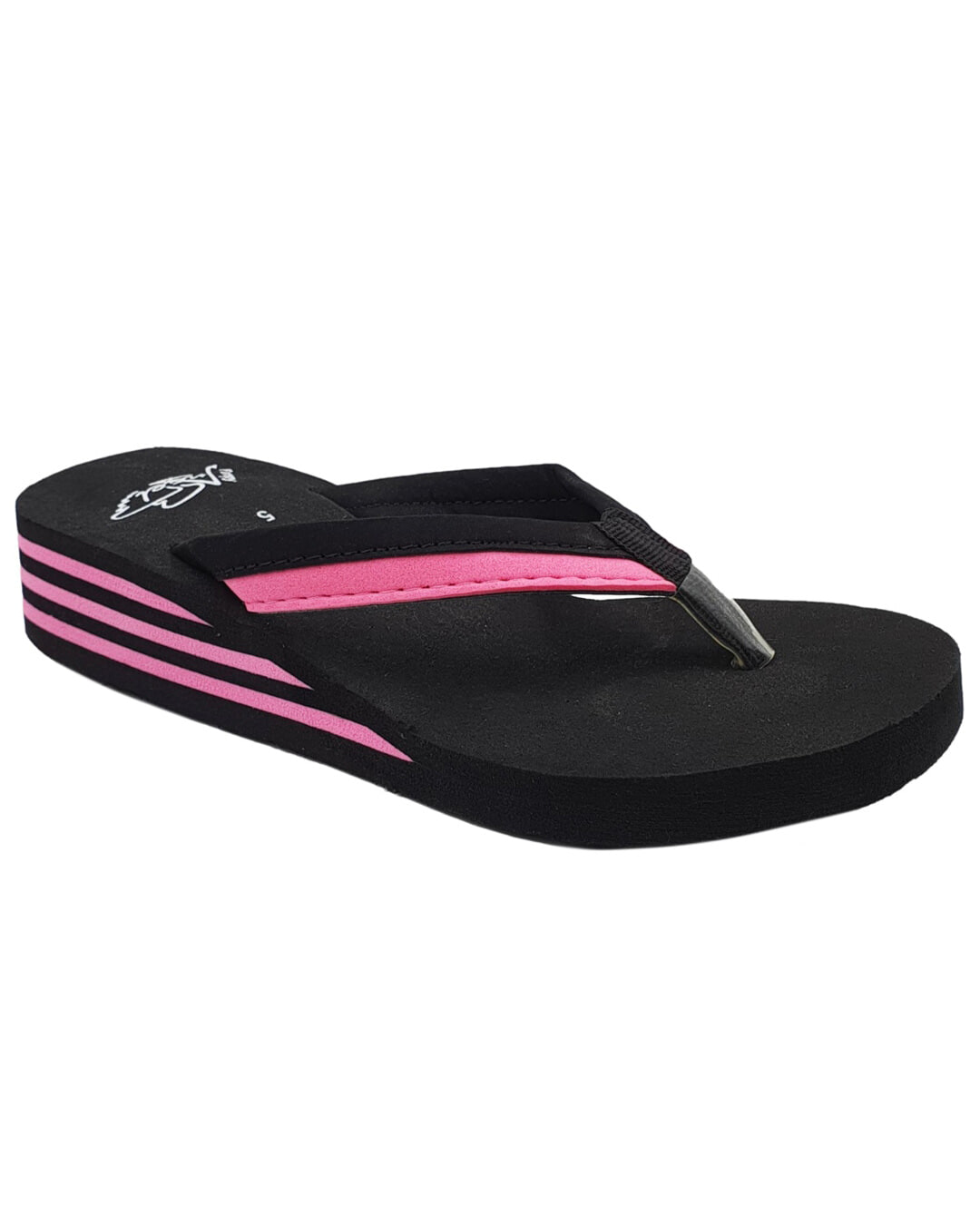 Shop Women's Pink Lined Heel Slippers & Flip Flops-Back