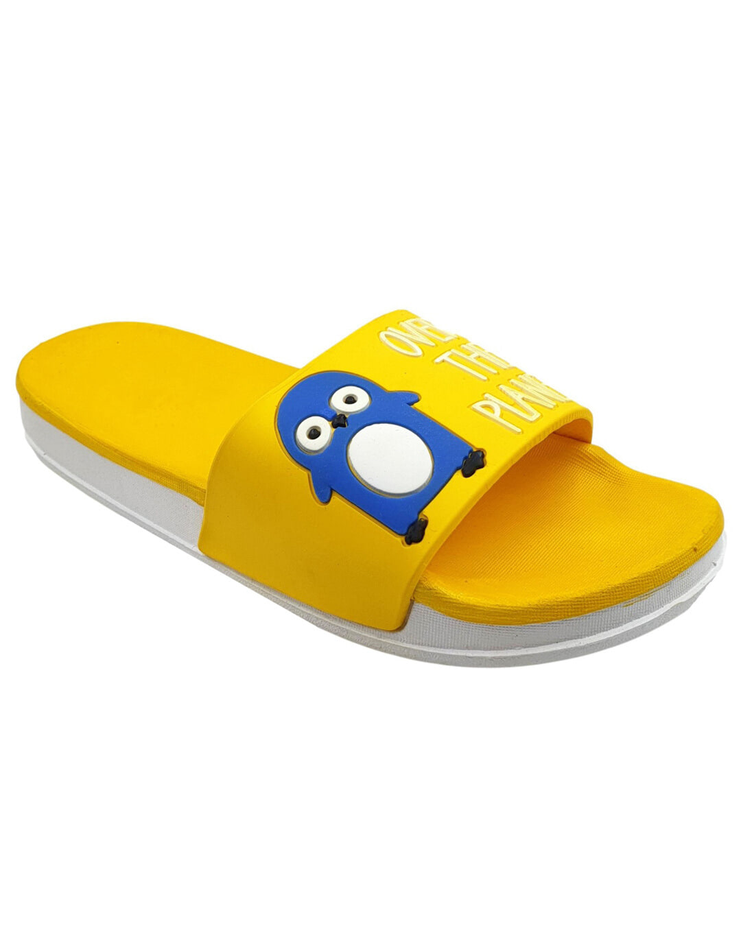 Shop Planet Yellow Slipper Slides Flipflops For Women-Back