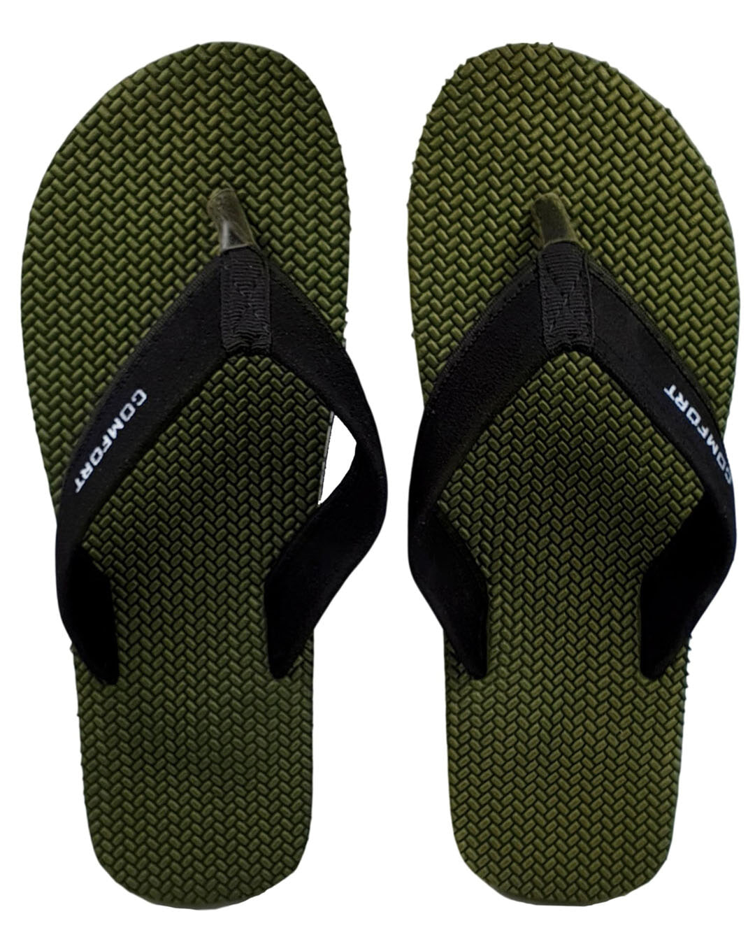 Buy Pampy Angel V IND Comfort Green Slipper FlipFlops Slides for Men ...