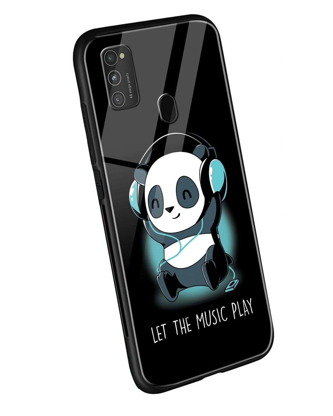 Shop Panda Music Play Samsung Galaxy M21 Mobile Cover-Back