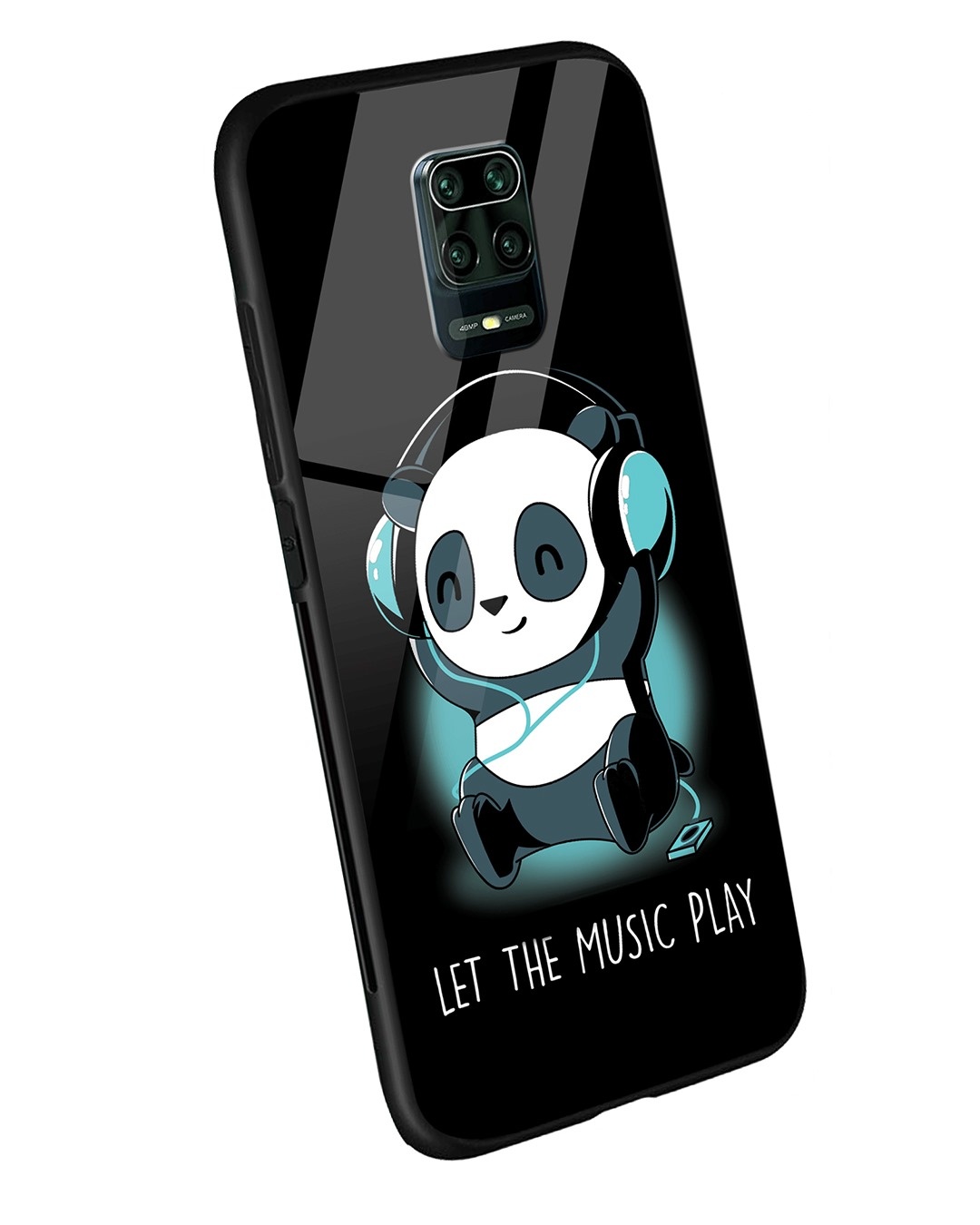 Shop Panda Music Play Xiaomi Redmi Note 9 Pro Mobile Cover-Back
