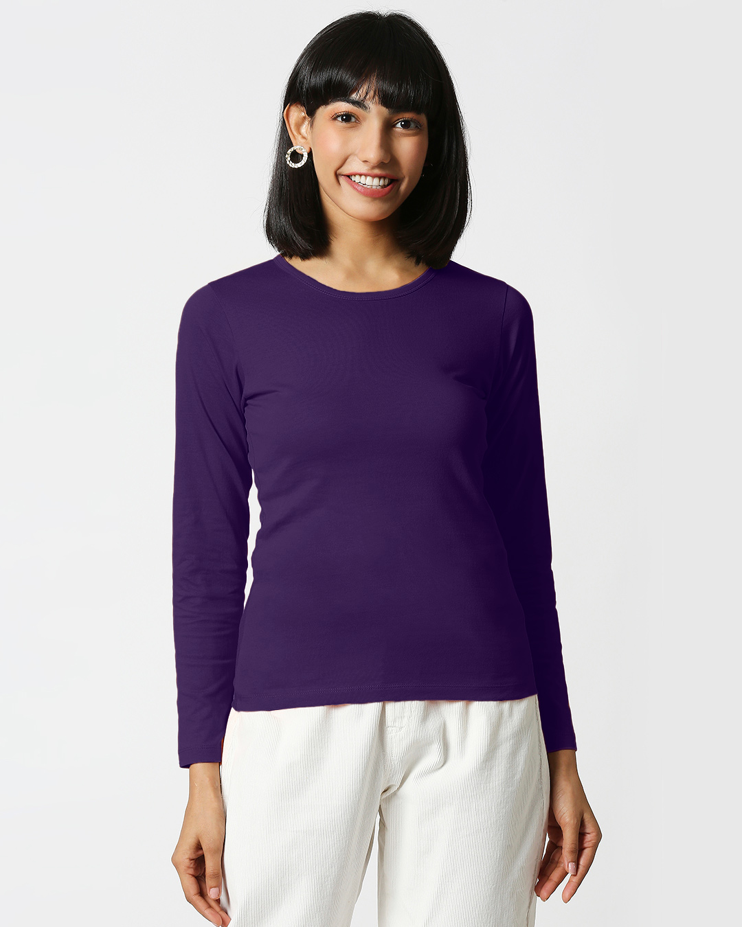 Shop Parachute Purple Full Sleeve T-Shirt-Back