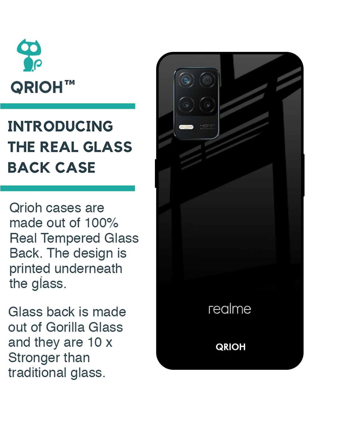 Shop Patina Finish Printed Premium Glass Cover for Realme 8 5G (Shockproof, Light Weight)-Back