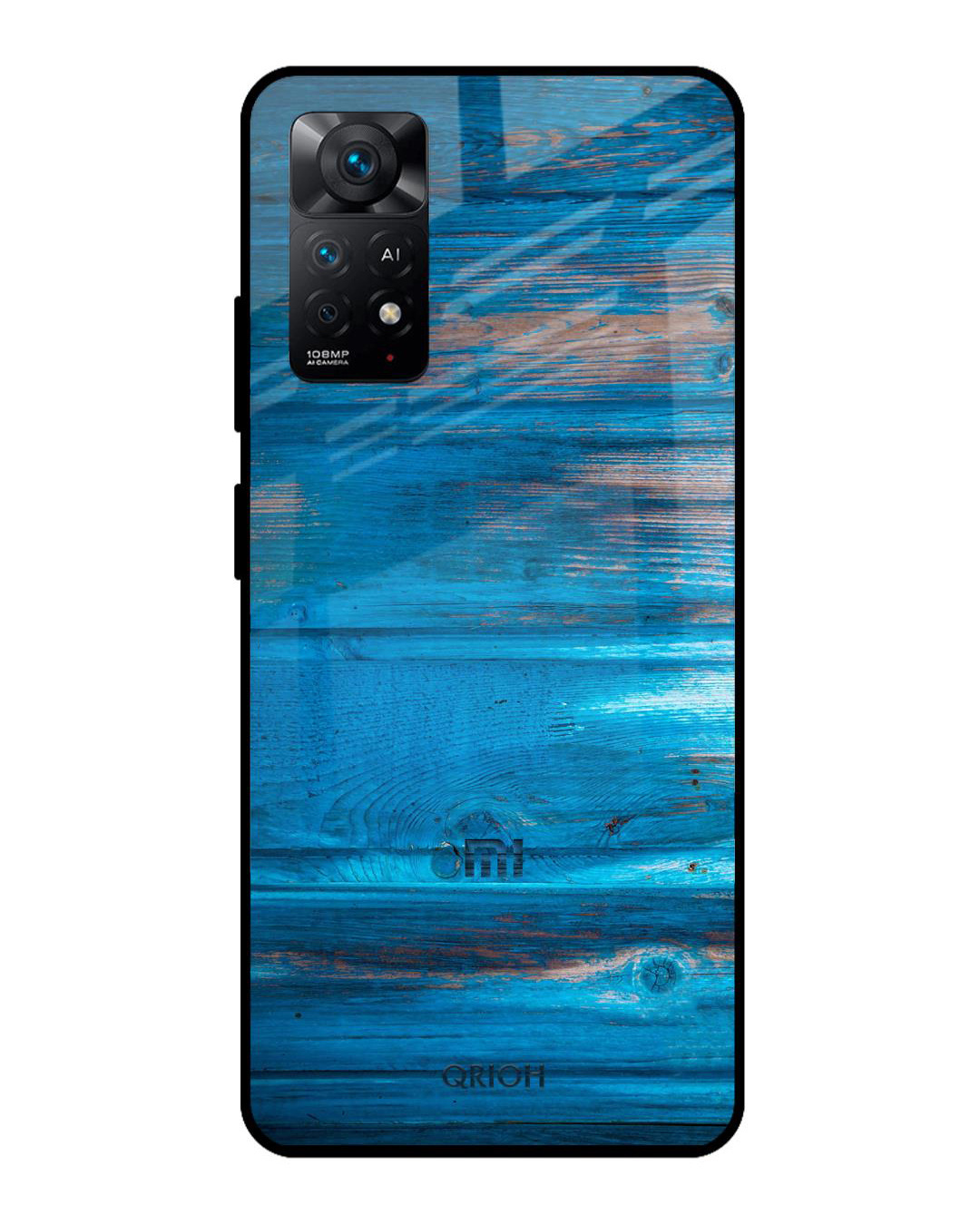 Shop Patina Finish Printed Premium Glass Cover for Redmi Note 11 Pro 5G (Shockproof, Light Weight)-Back