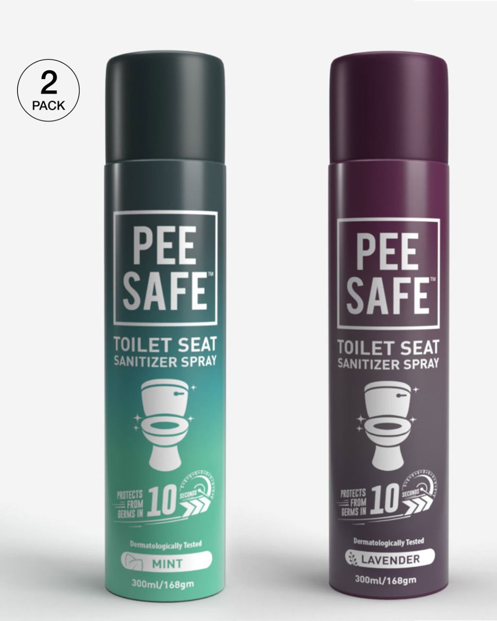 Buy Pee Safe Toilet Seat Sanitizer Spray Lavender & Mint (300 ml