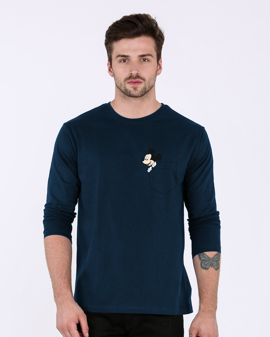 Shop Peek-a-boo Full Sleeve T-Shirt (DL)-Back