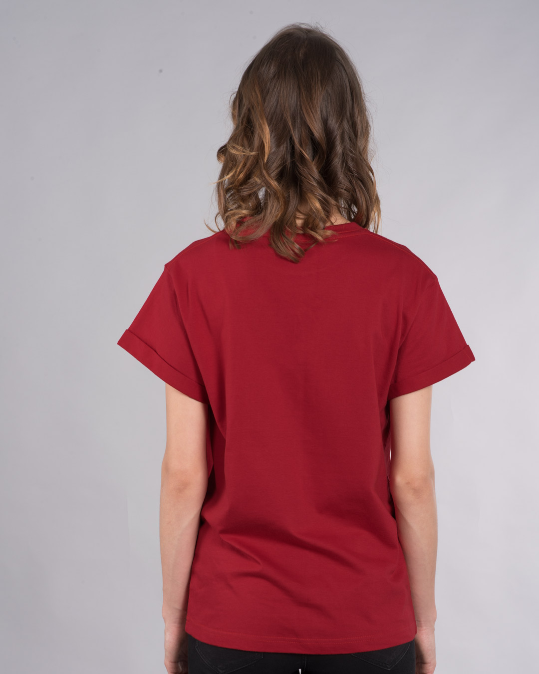Shop Peeking Pooh Boyfriend T-Shirt (DL)-Back