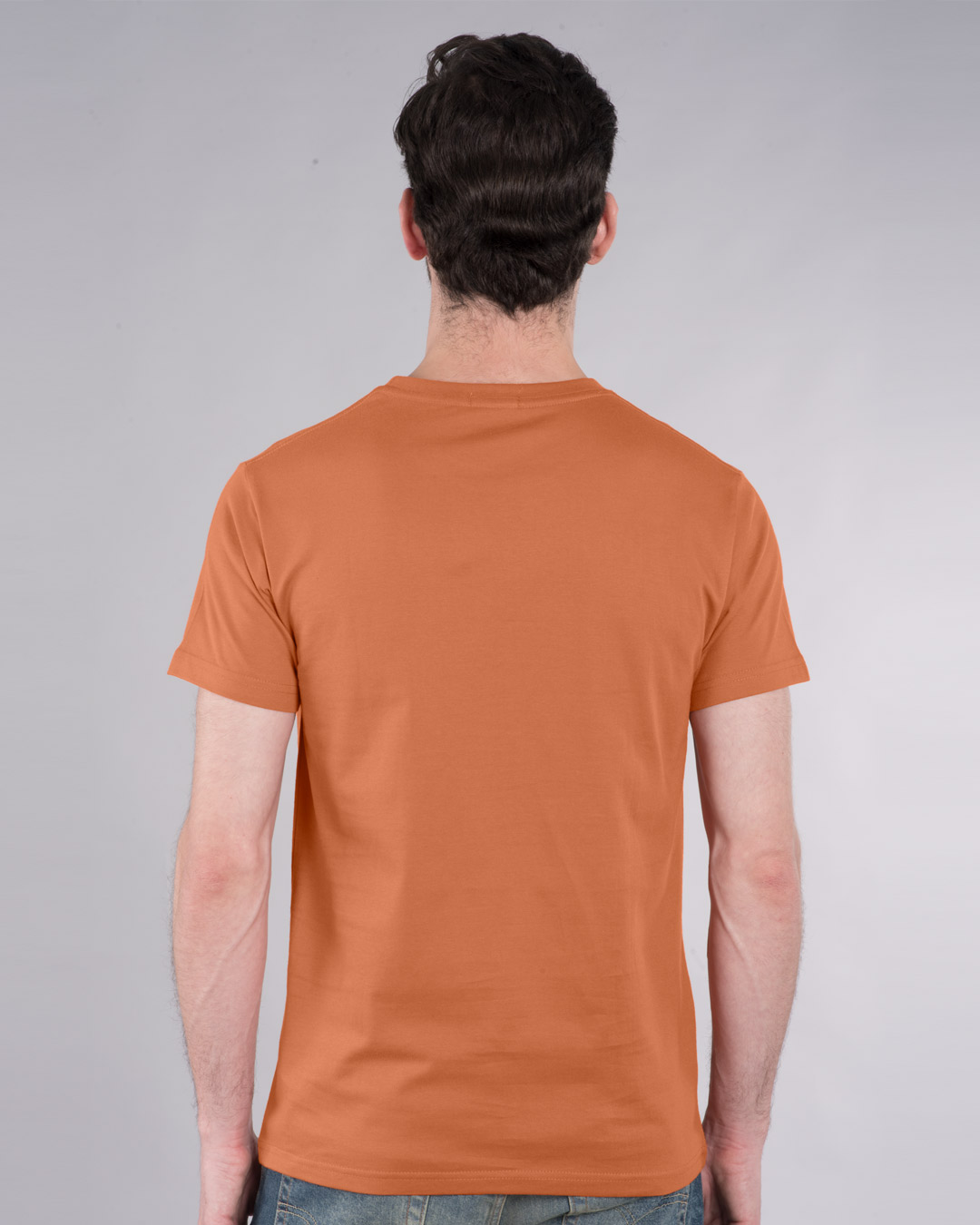 Shop Penguin D-day Half Sleeve T-Shirt Vintage Orange-Back