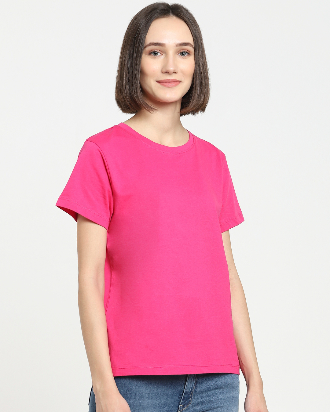 Shop Women's Peppy Pink T-shirt-Back