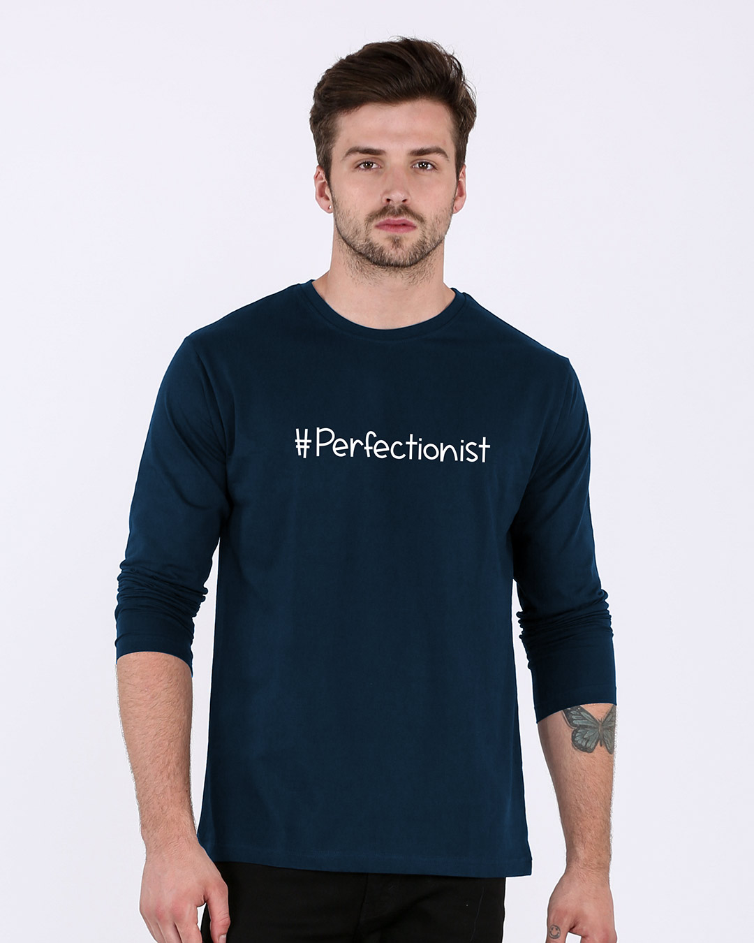 Shop Perfectionist Full Sleeve T-Shirt-Back