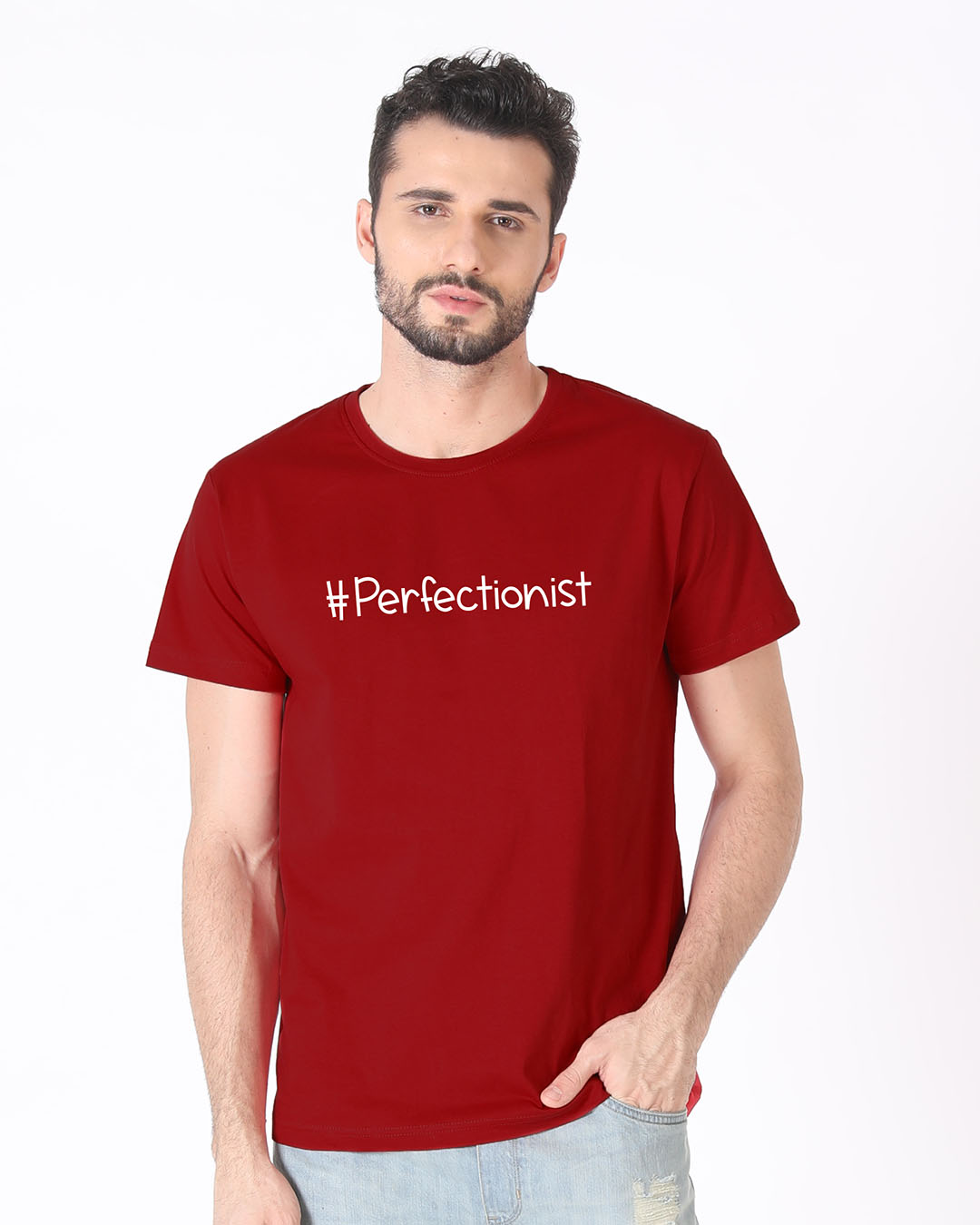 Shop Perfectionist Half Sleeve T-Shirt-Back