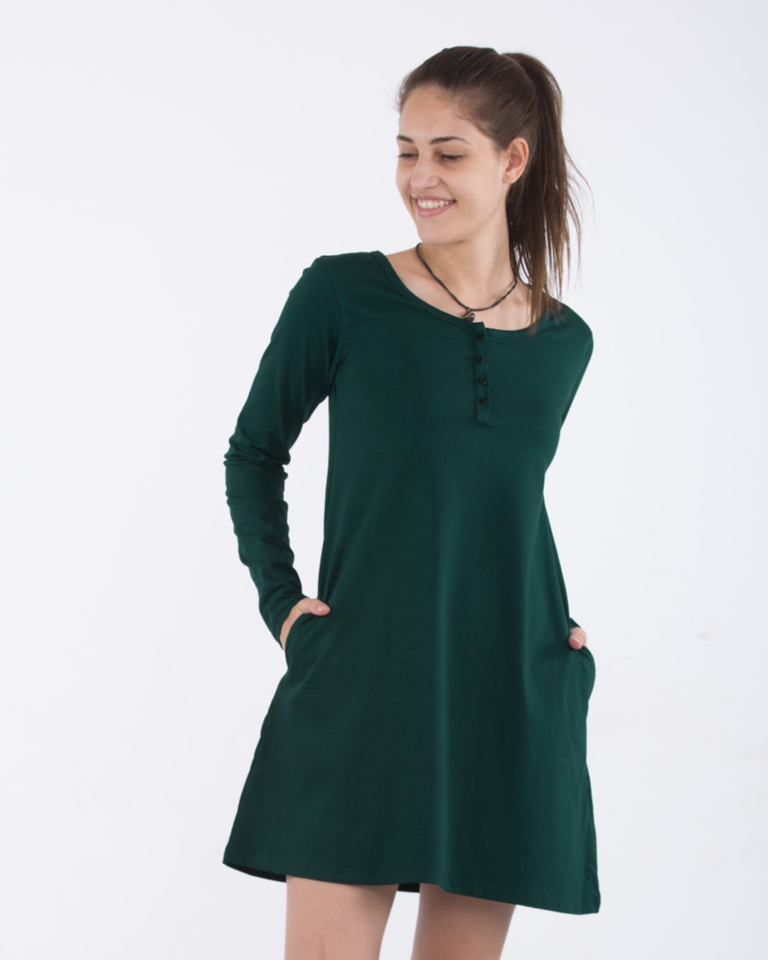 pine green outfit