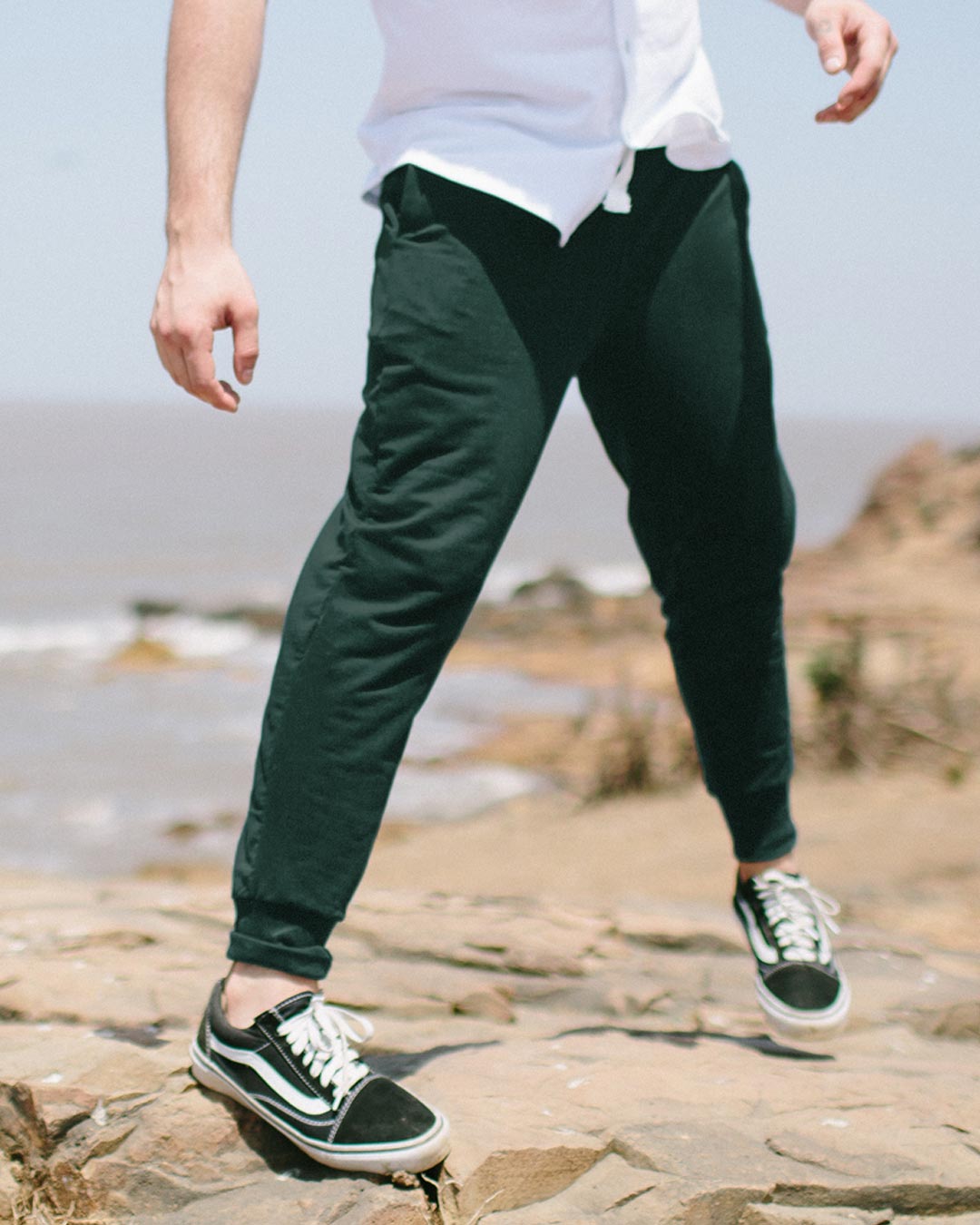 pine green joggers