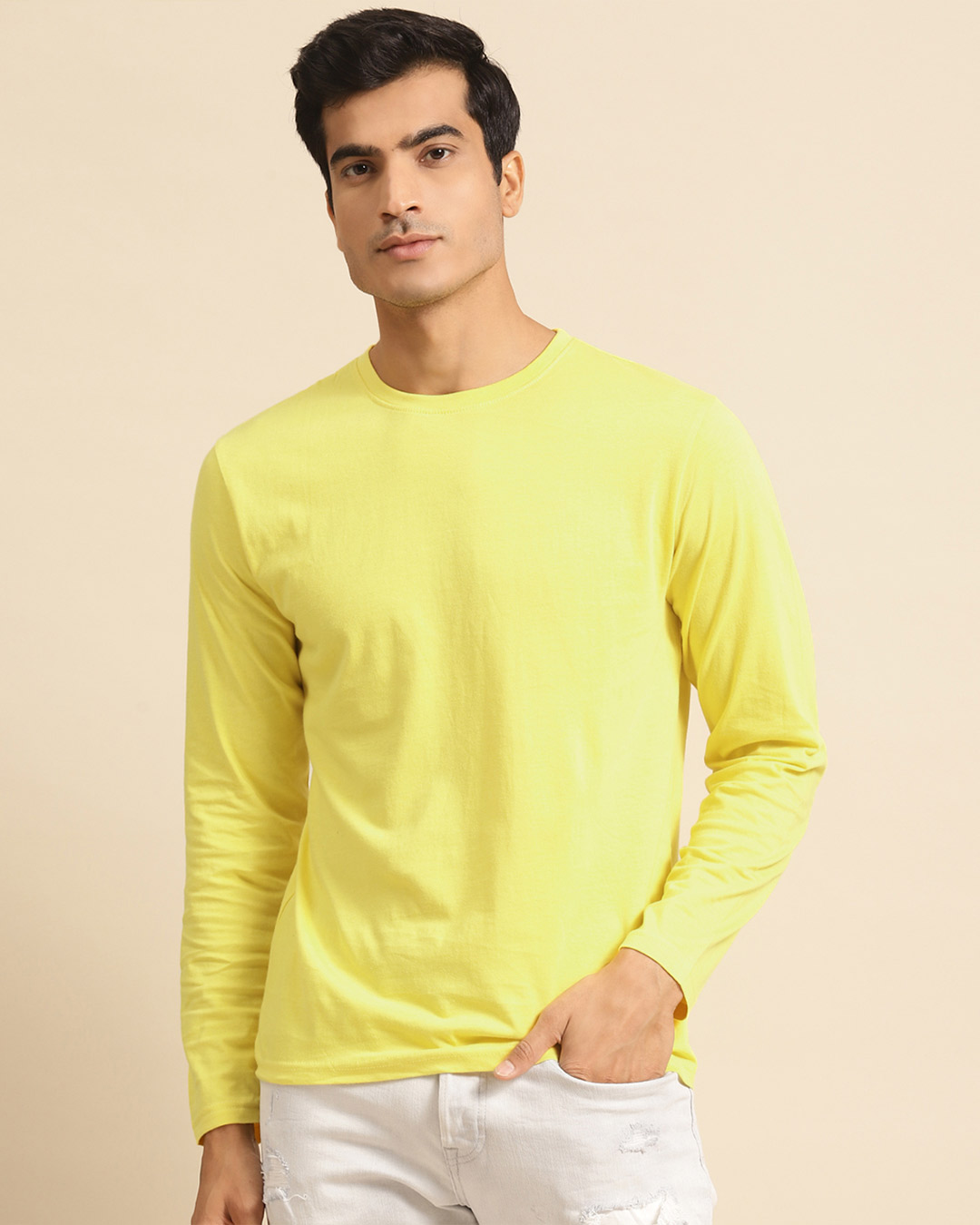 Shop Pineapple Yellow Full Sleeve T-Shirt-Back