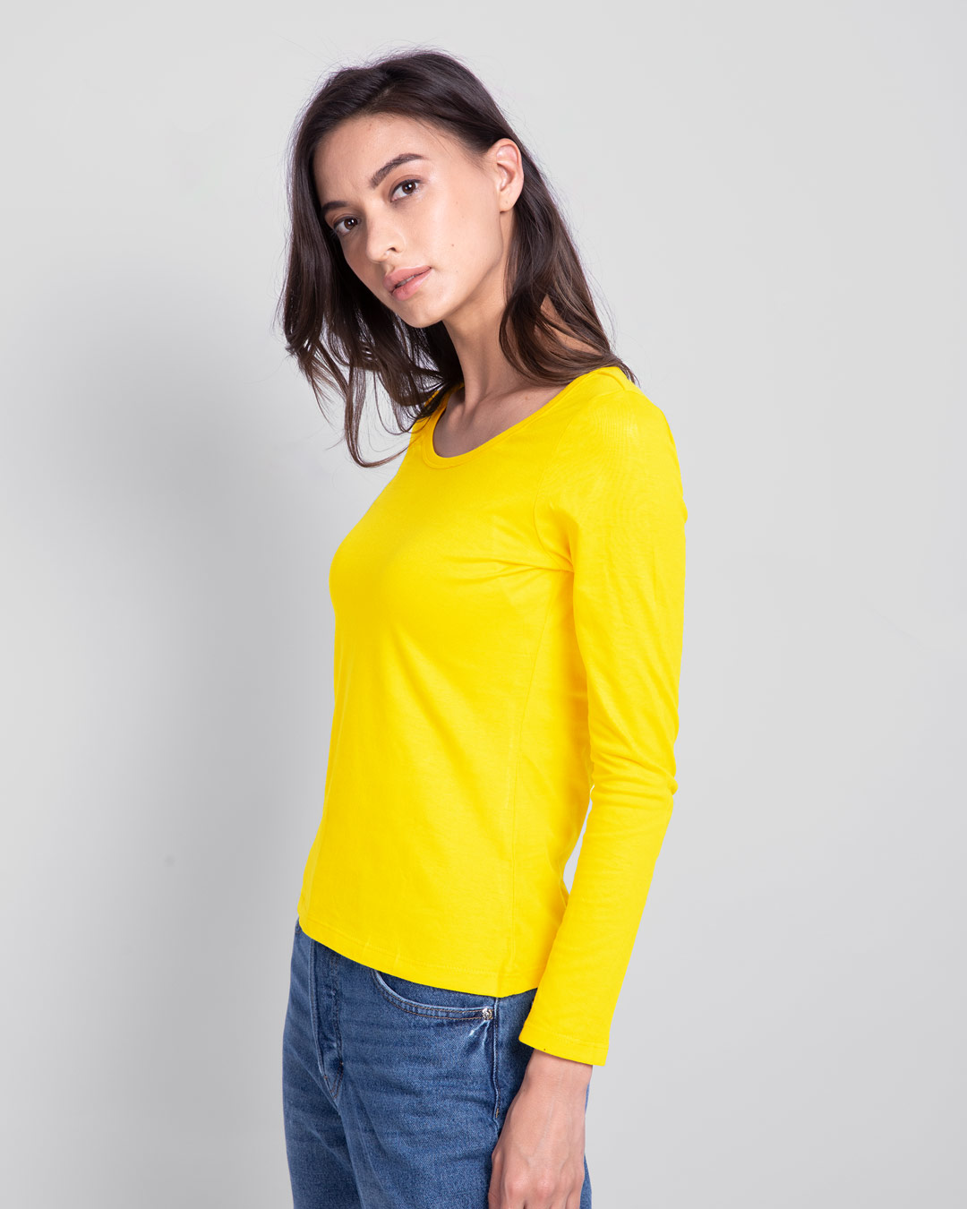 Shop Pineapple Yellow Full Sleeves T-Shirt-Back