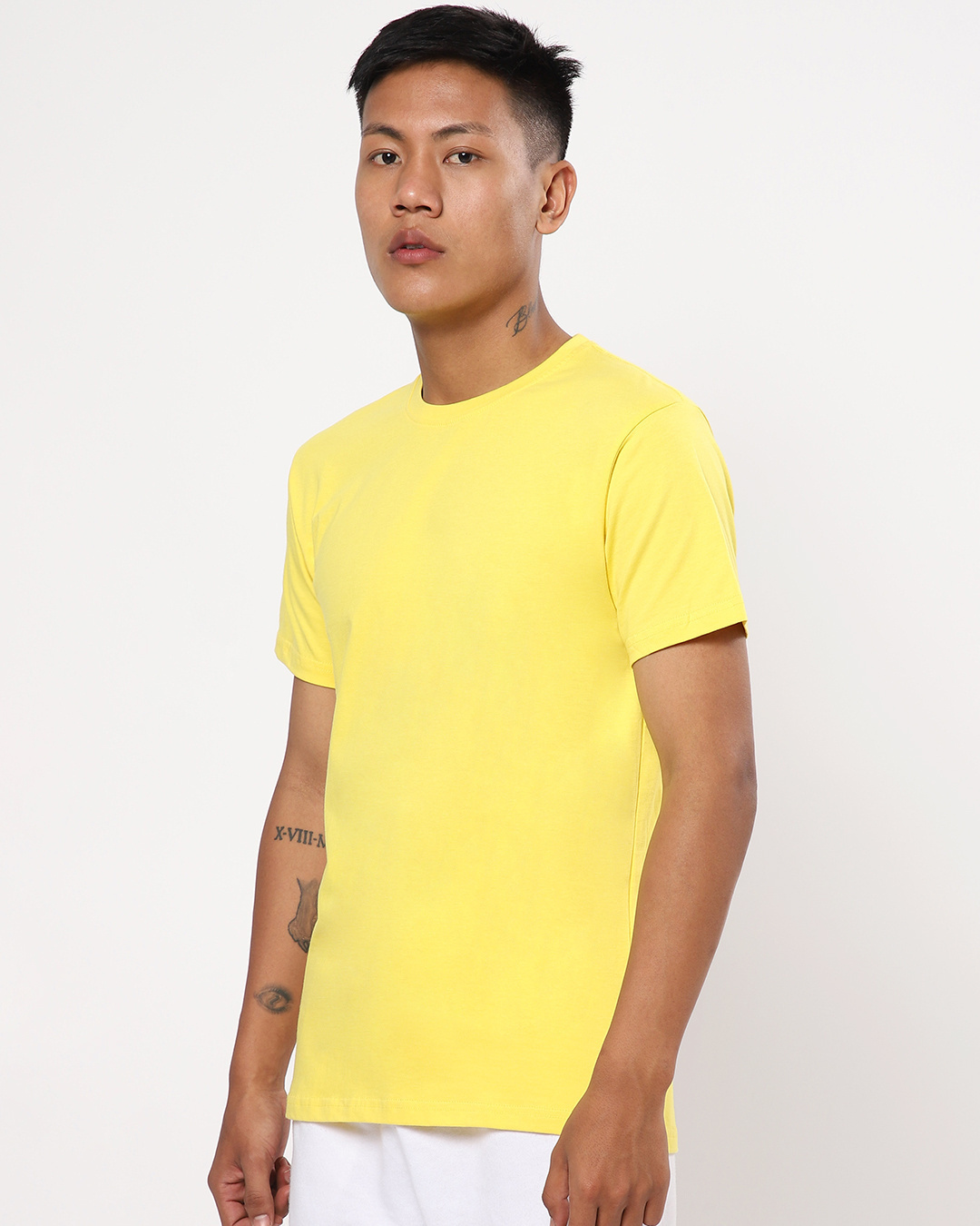 Shop Pineapple Yellow Half Sleeve T-Shirt-Back