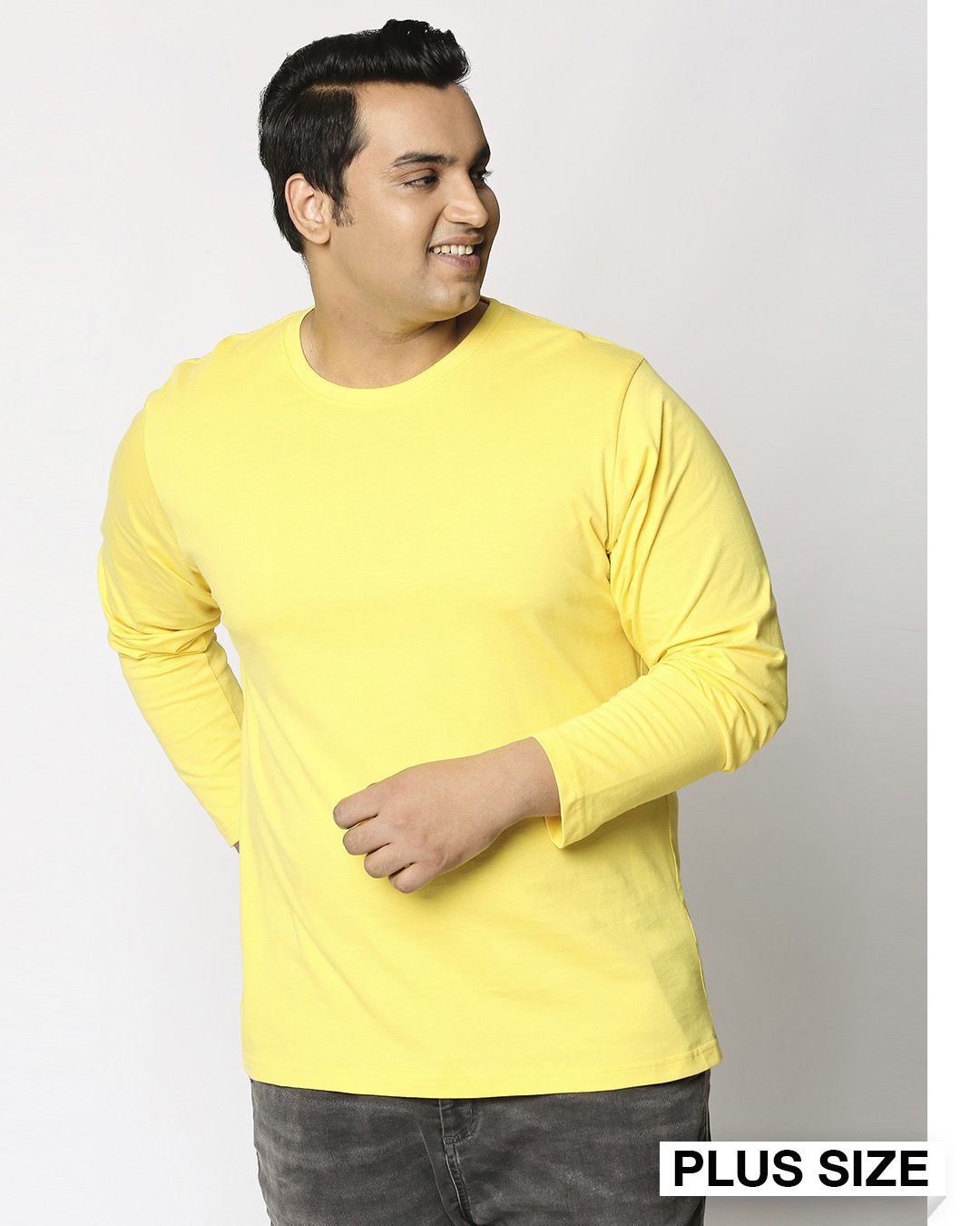 yellow t shirt plus size