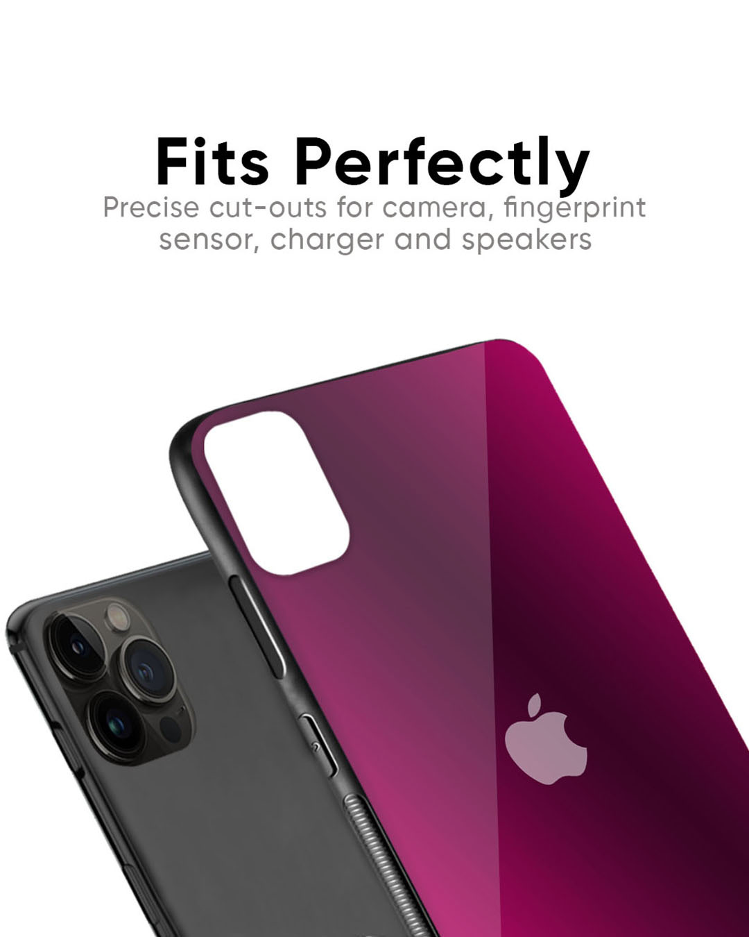 Shop Pink Burst Premium Glass Case for Apple iPhone 12 (Shock Proof, Scratch Resistant)-Back
