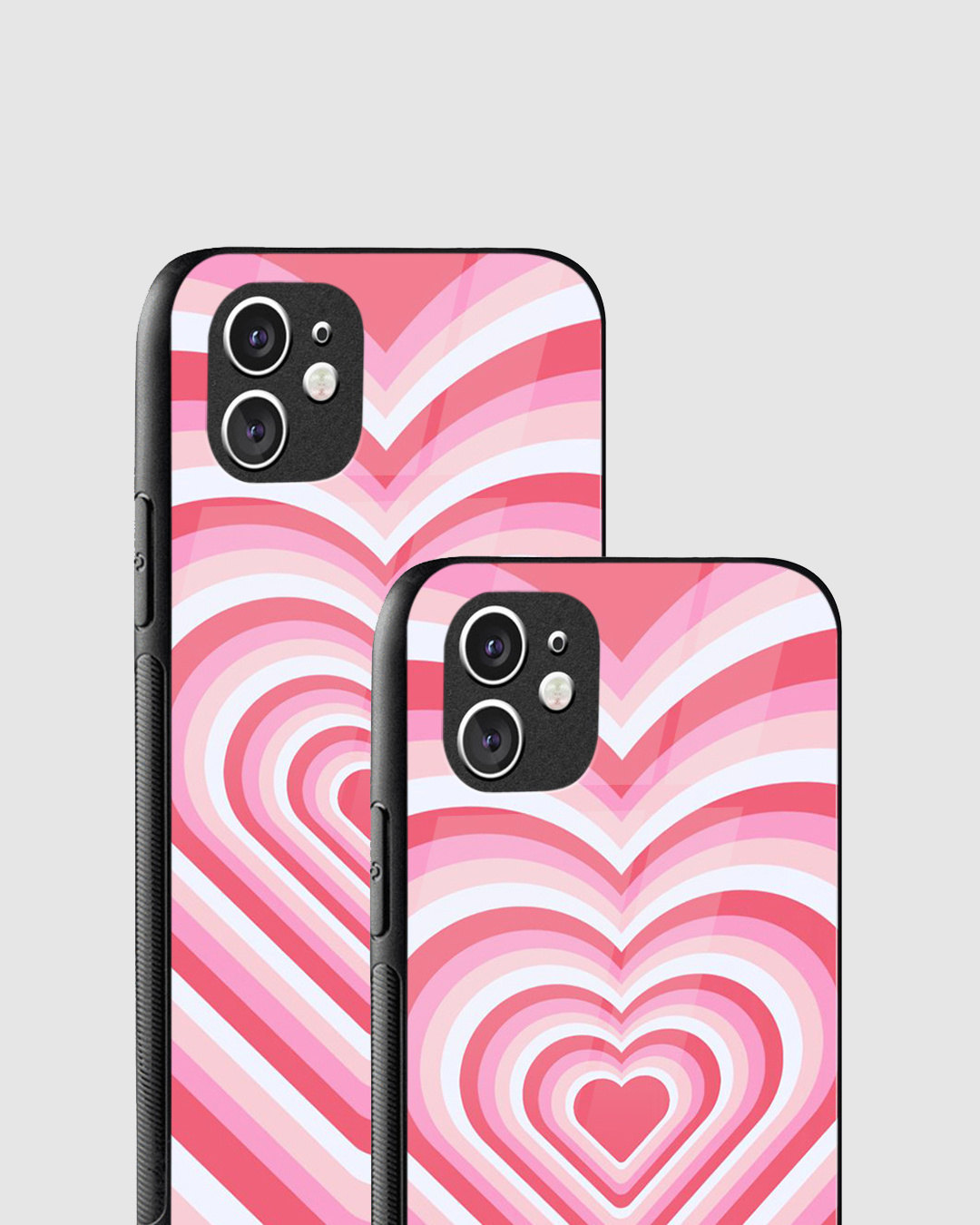 Buy Pink Flare Heart Y2K Premium Glass Case for Apple iPhone 11