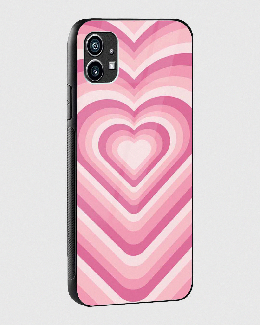 Shop Pink Hop Bush Blossom Y2K Premium Glass Case for Nothing Phone (1)-Back