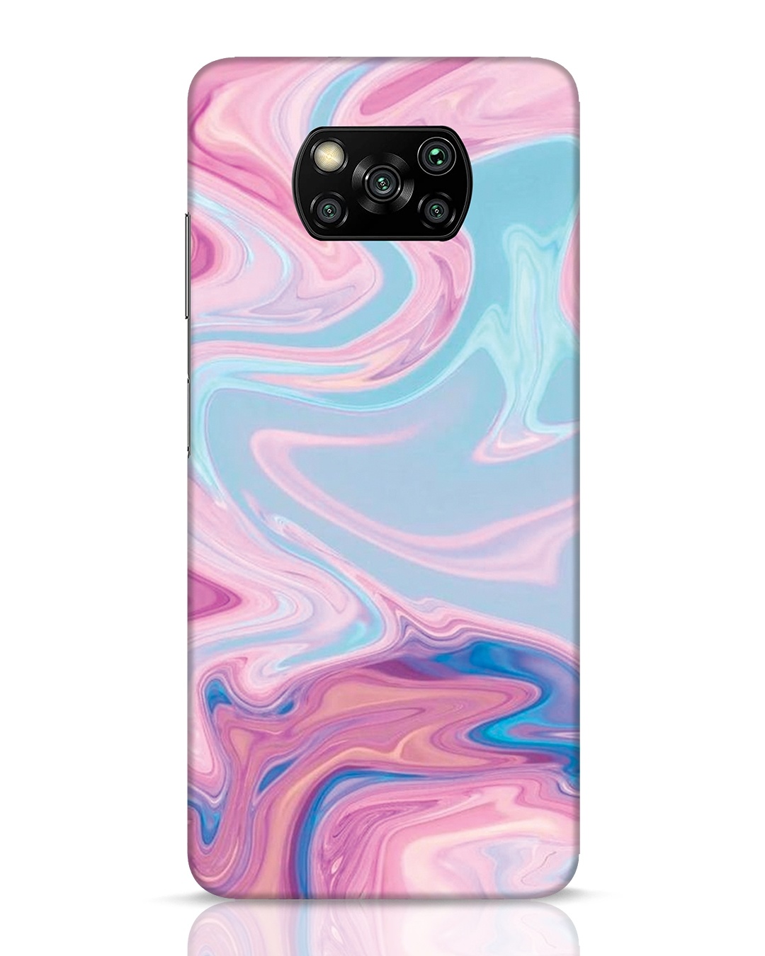 Buy Pink Marble Texture Designer Hard Cover For Xiaomi Poco X3 Pro Online In India At Bewakoof 0992