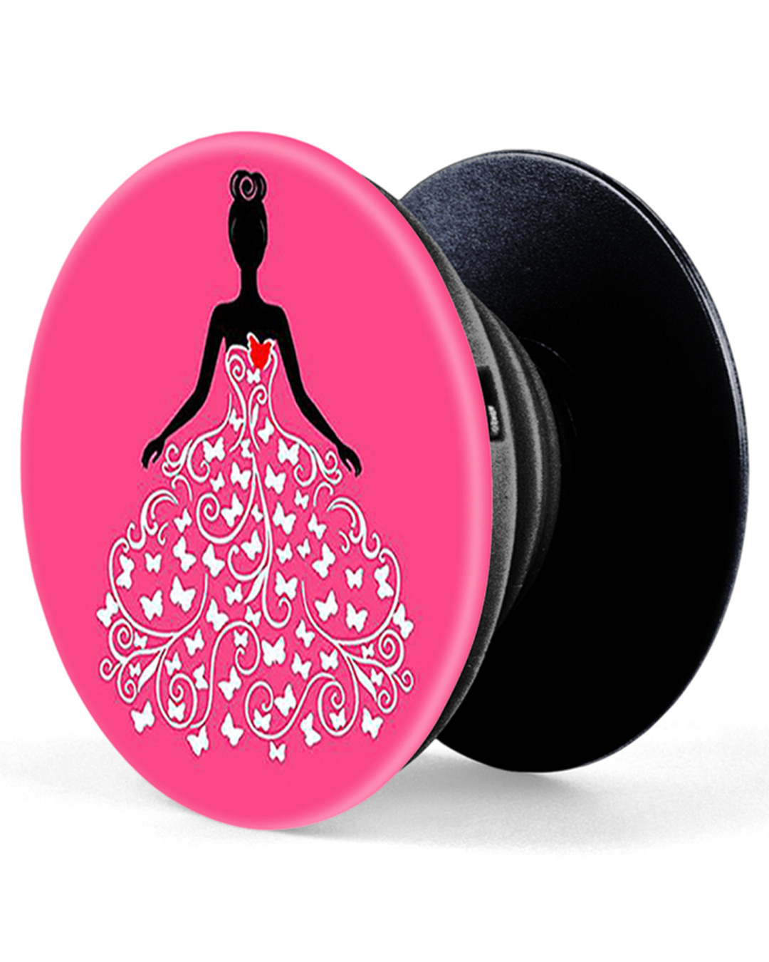 Shop Pink Princess in Gown Pop Socket-Back