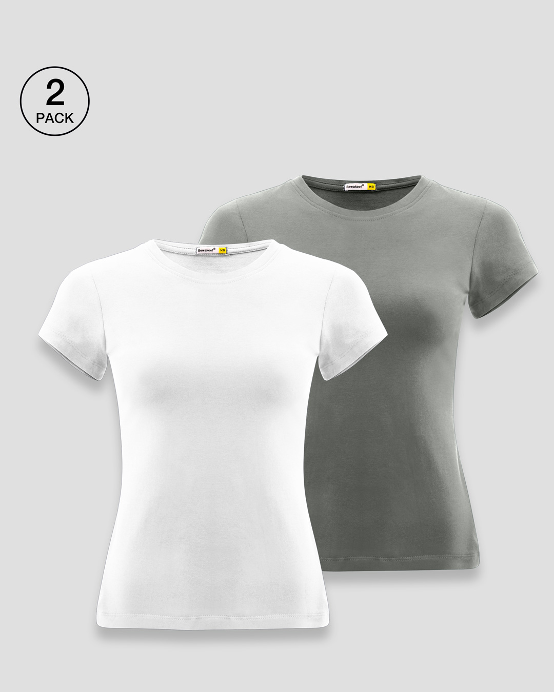 Plain Half Sleeve T Shirt Combo
