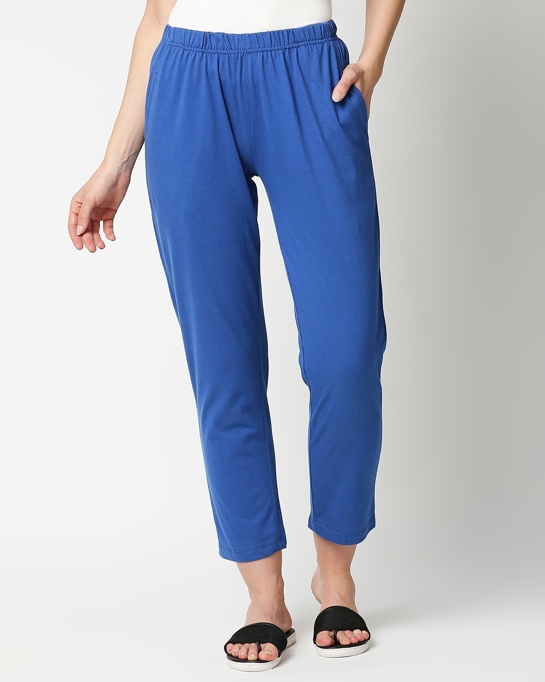 Shop Plain Solid Pyjamas-Back
