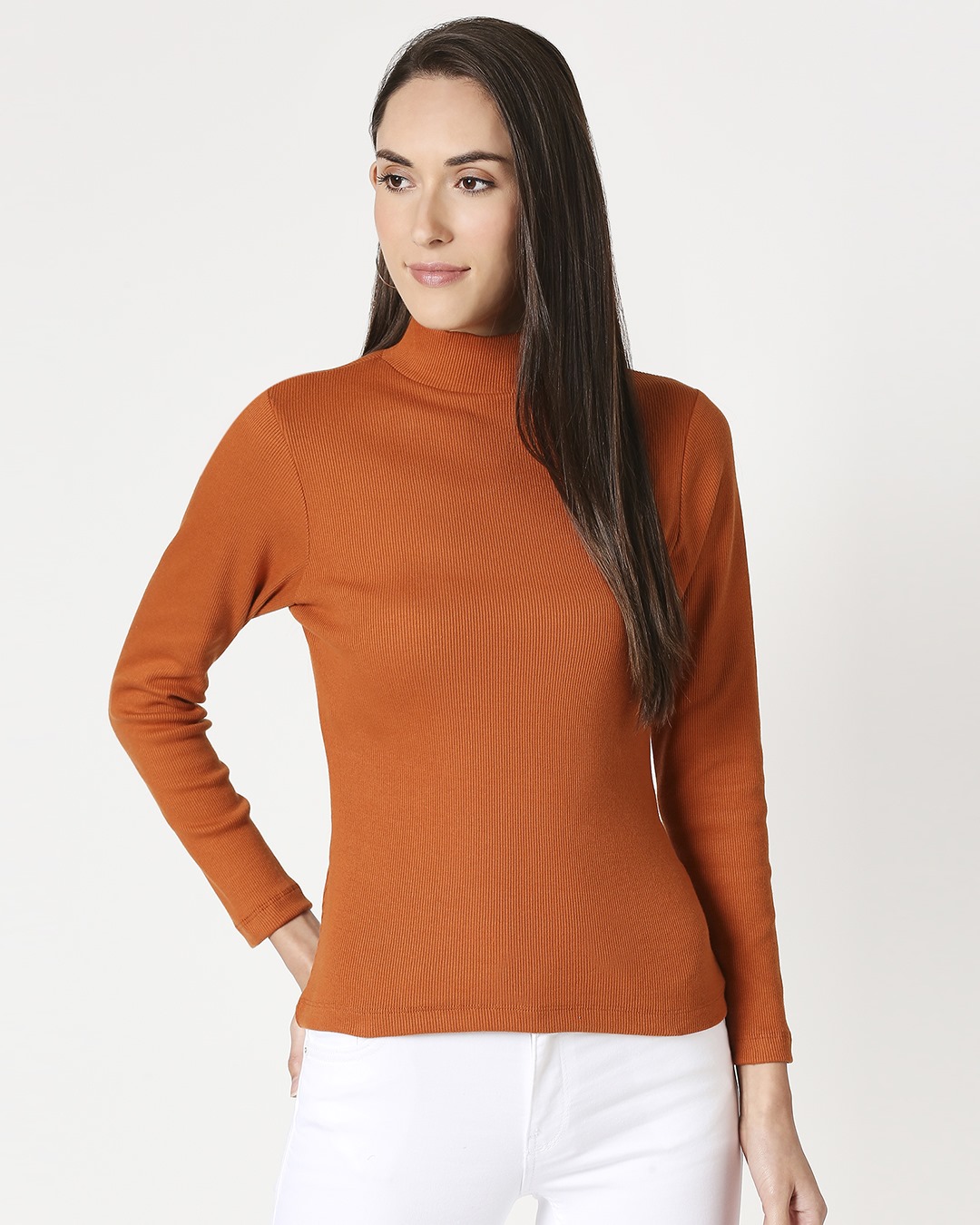 turtle neck t shirt women's